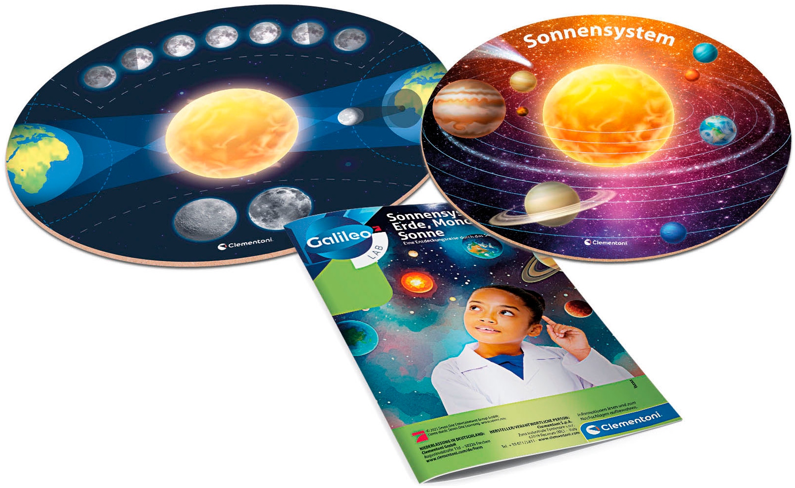 Clementoni® Experimentierkasten »Galileo Lab, Sonnensystem - Erde«, Made in Europe