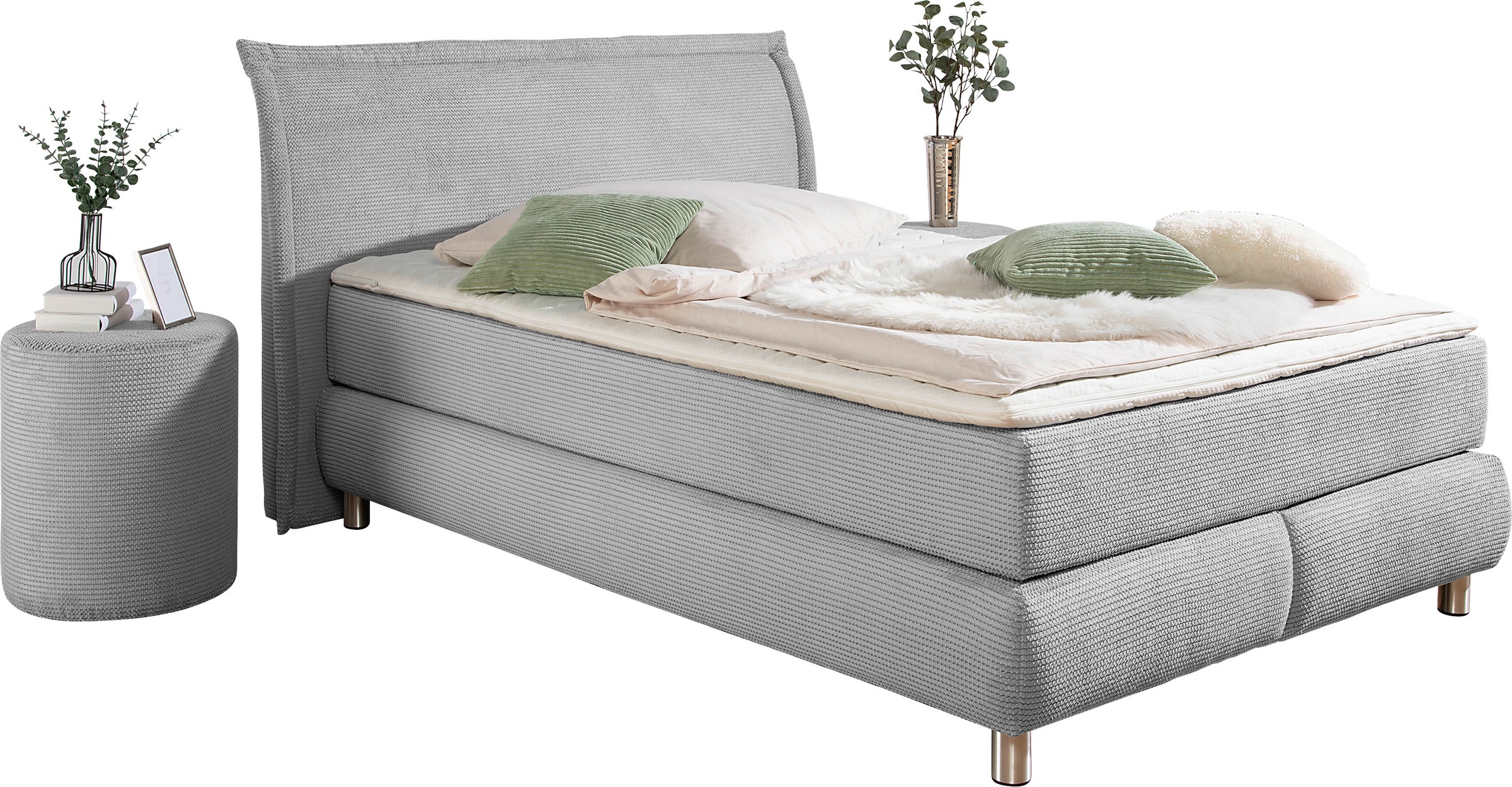INOSIGN Boxspringbett »"Coloma" erhältlich in H2, H3 oder H4 inkl. Topper«, in H2, H3 oder H4 erhältlich