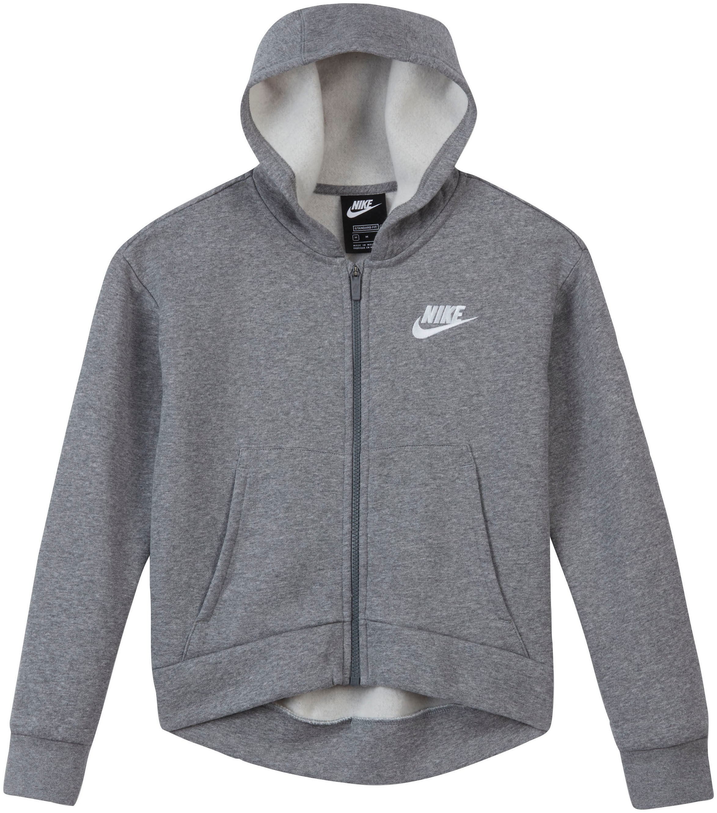 Nike Sportswear Kapuzensweatjacke »Club Fleece Big Kids' (Girls') Full-Zip Hoodie«