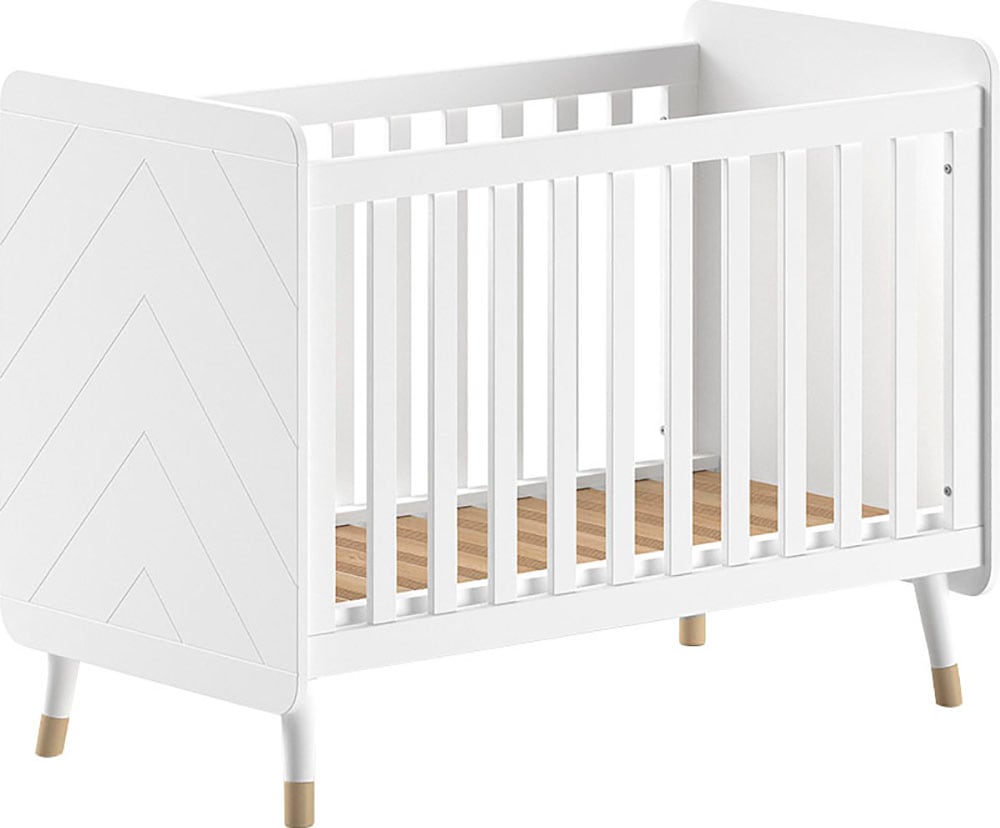 Vipack Babymöbel-Set, (Made in Europe), 3- tlg. bietet alles für Ihr Kinderzimmer, Ausf. satin weiß lackiert
