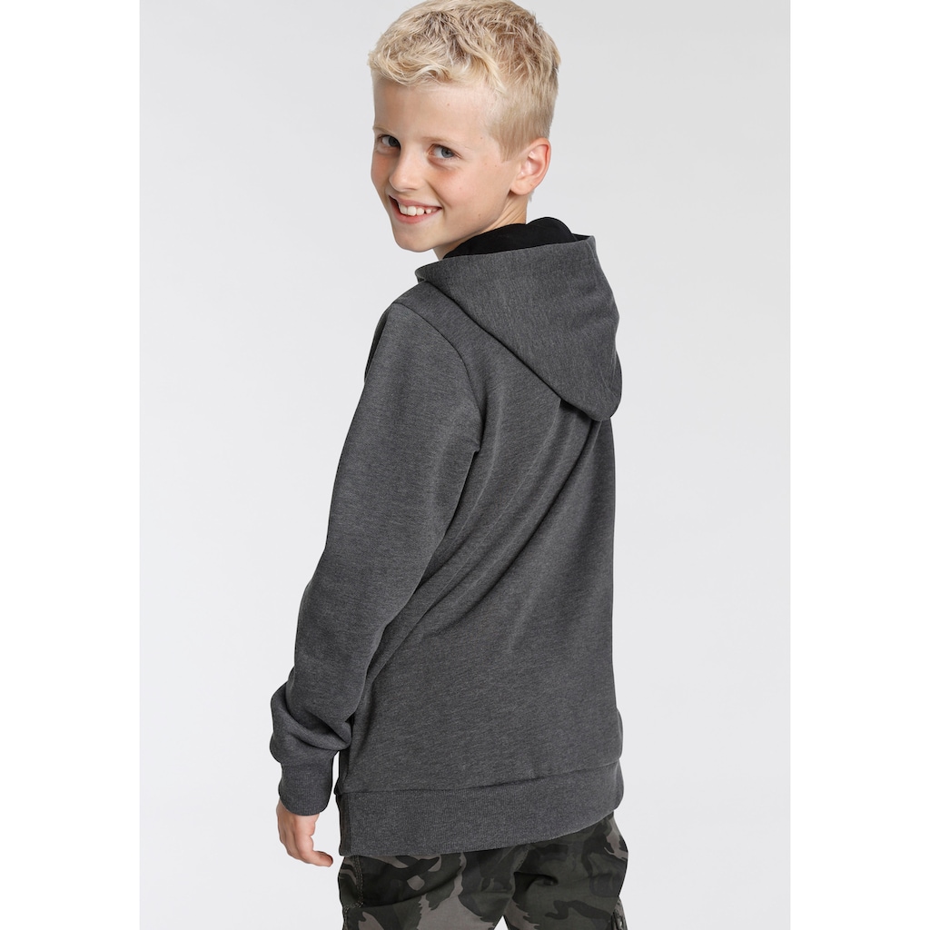 KIDSWORLD Kapuzensweatshirt »GAME OVER«, in melierter Qualität, Spruch