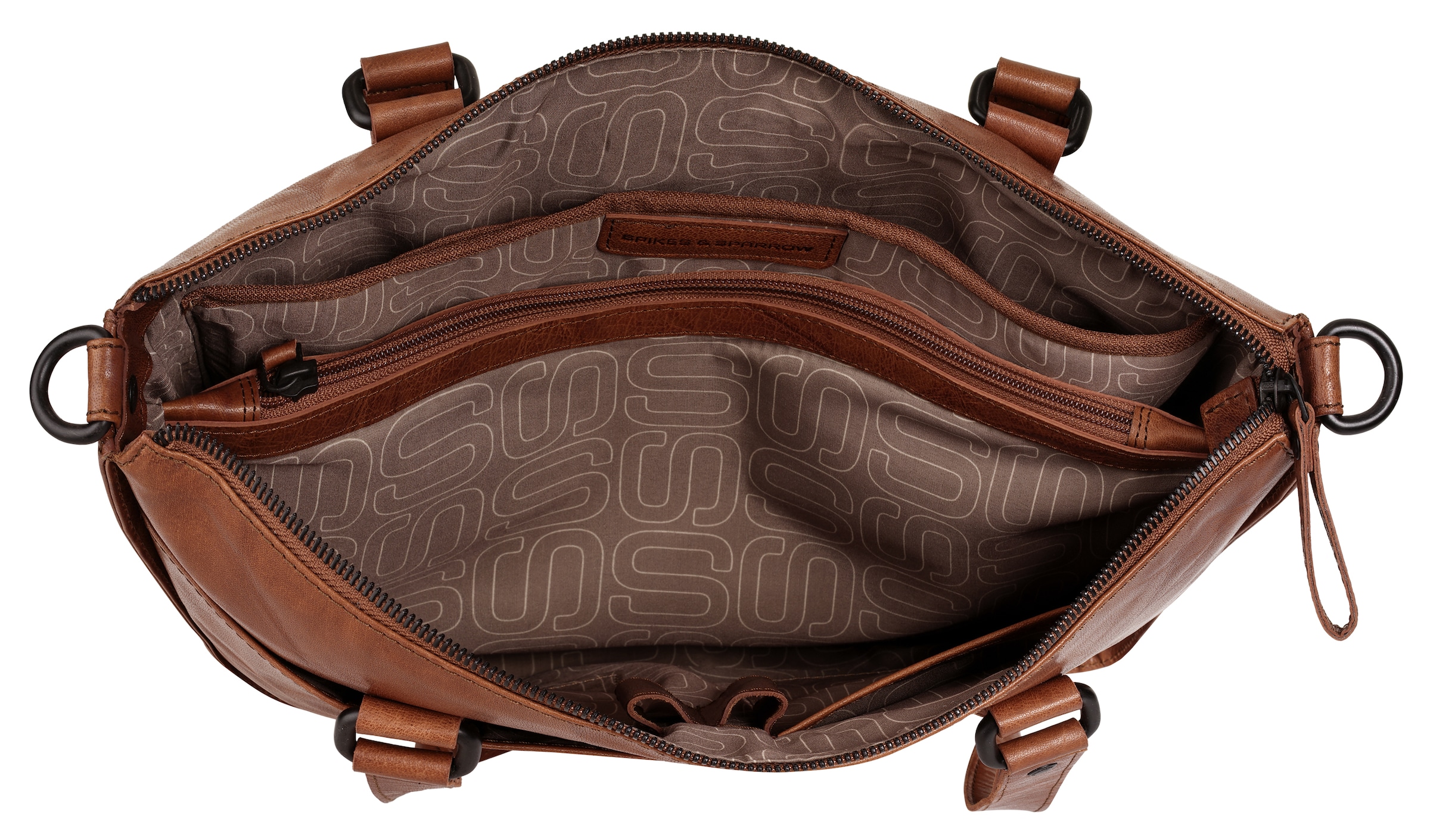 Spikes & Sparrow Shopper, echt Leder