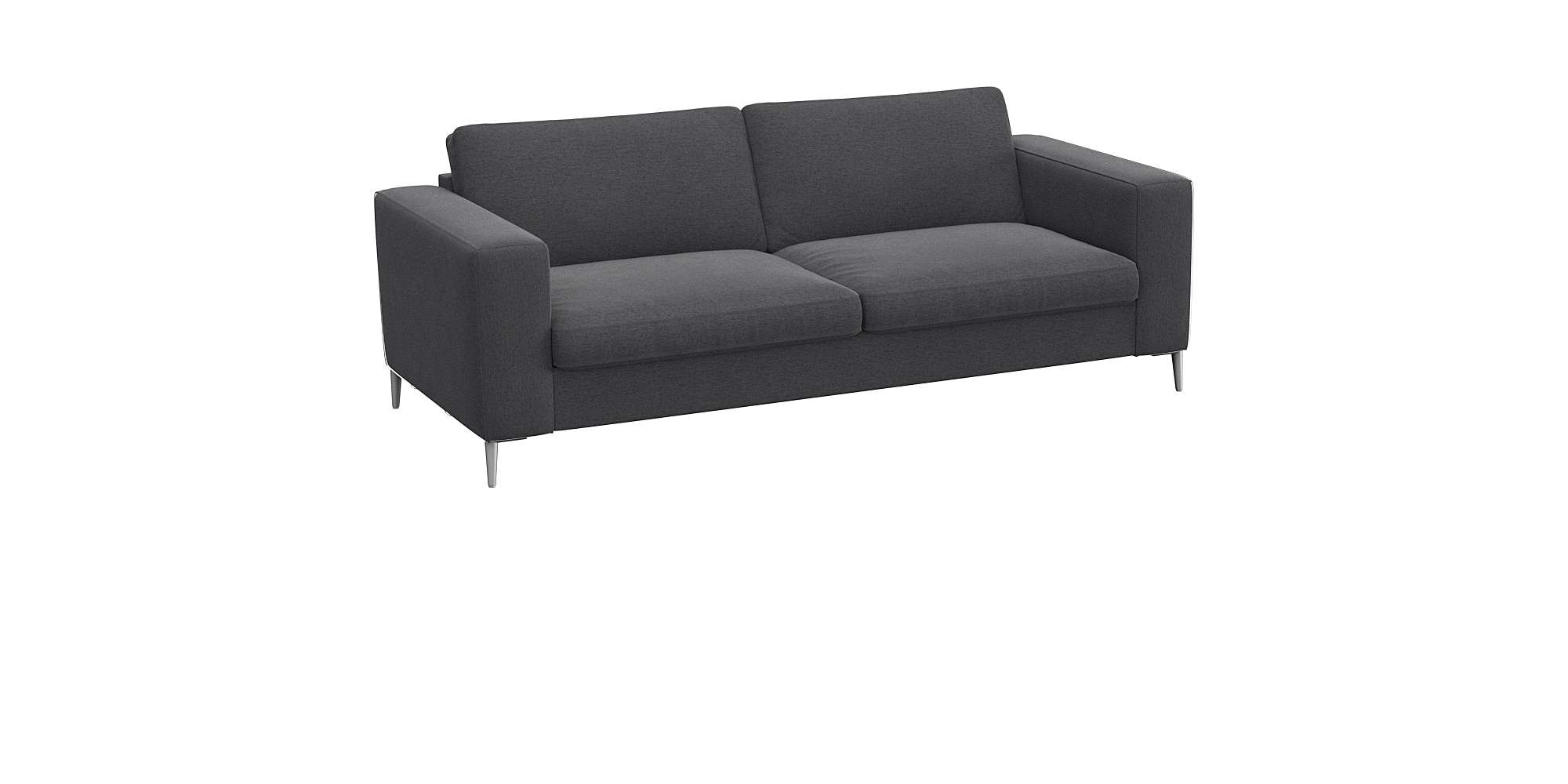 FLEXLUX 2,5-Sitzer »Fiore, super Sitzkomfort durch Kaltschaum im Sitz,«, breite Armlehnen, Füße Alu