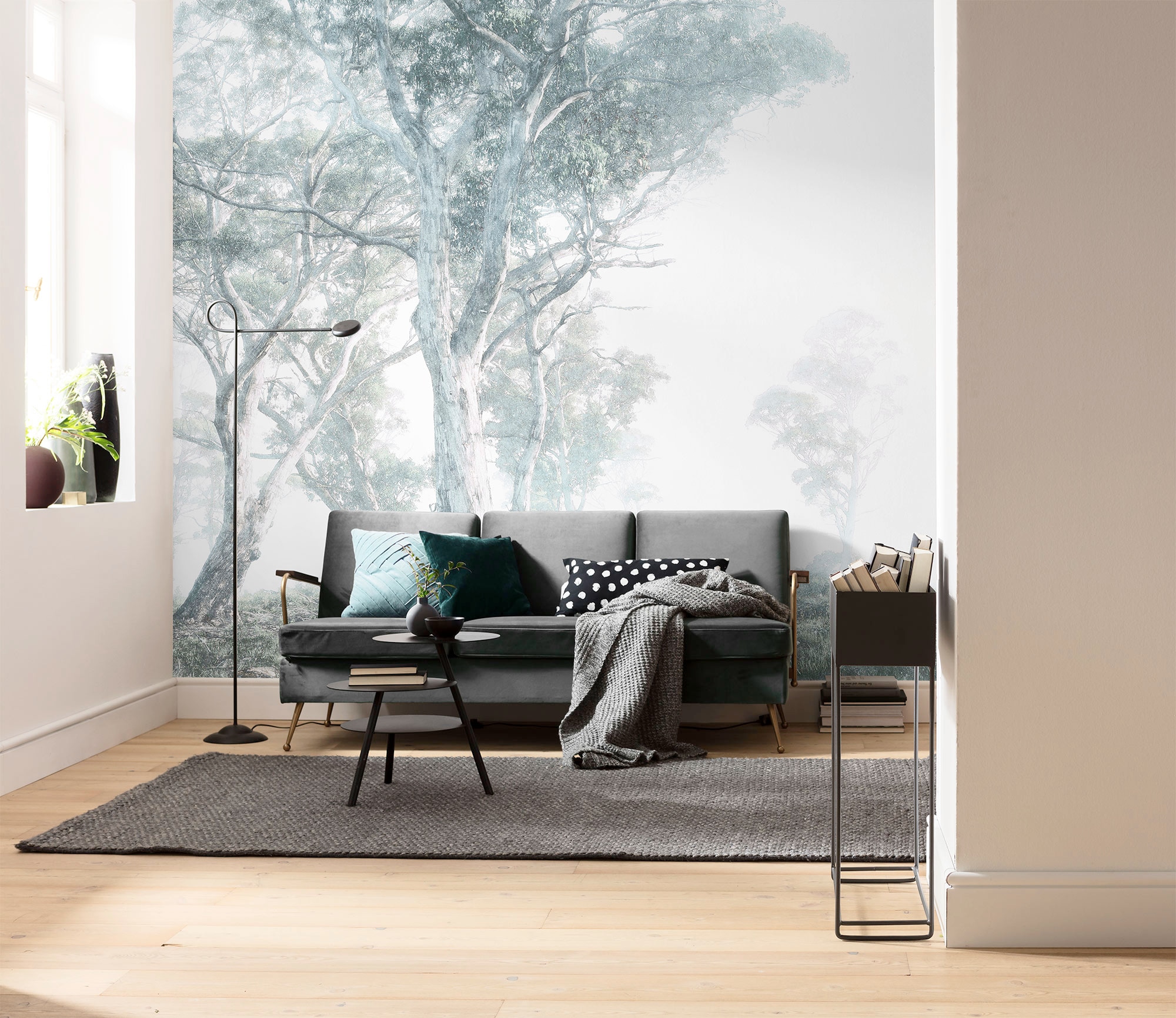 Komar Vliestapete »Digitaldruck Vlies - Magic Trees - Größe 300 x 280 cm«, bedruckt, Wohnzimmer, Schlafzimmer