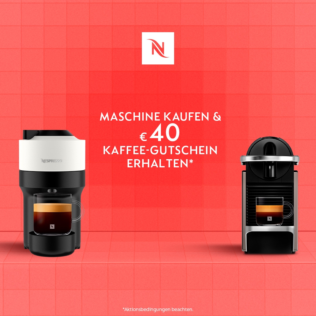 Nespresso Kapselmaschine »Inissia EN 80.B von DeLonghi, Black« inkl. Willkommenspaket mit 7 Kapseln