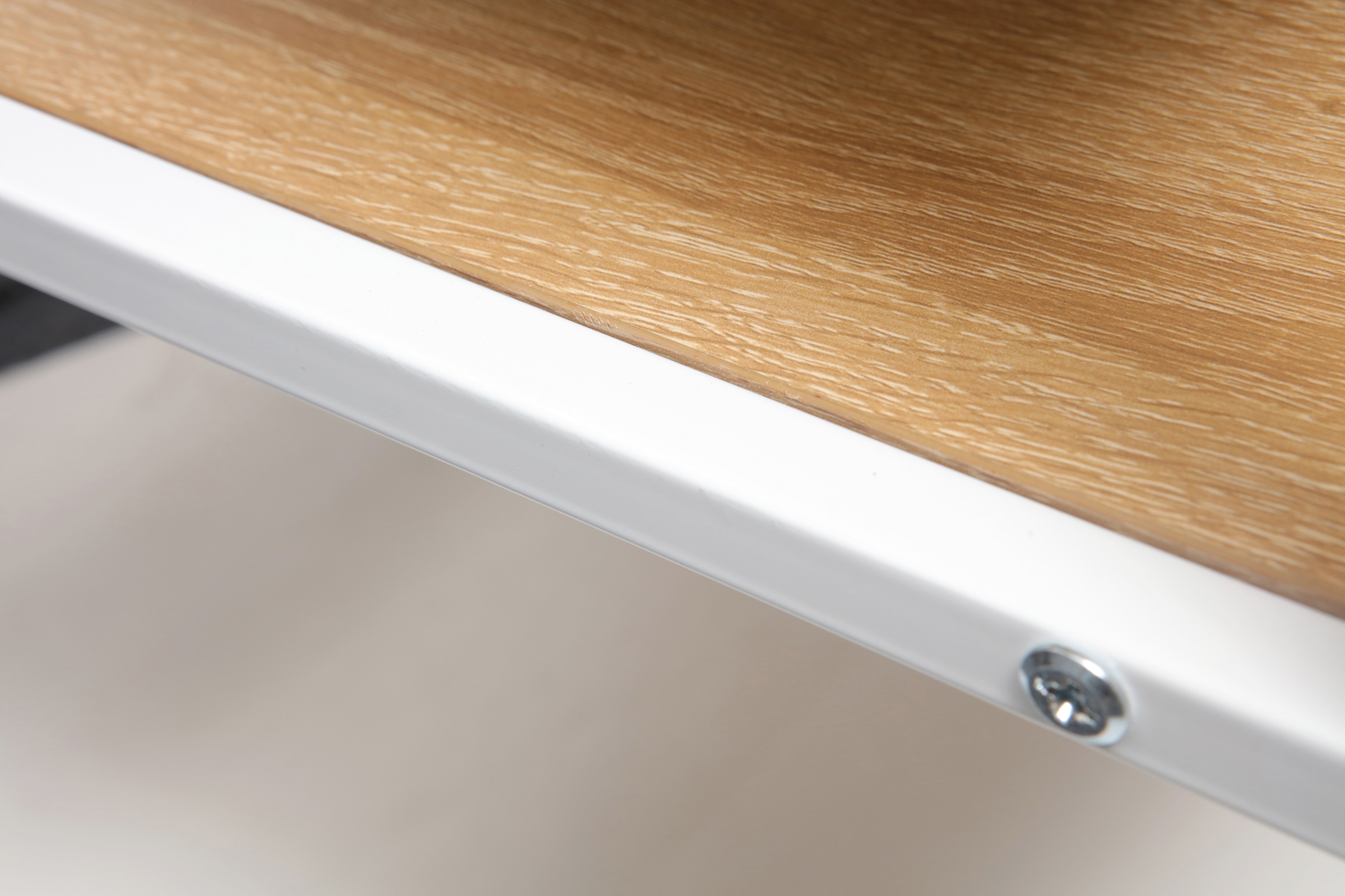 Home affaire Schreibtisch »COWELL«, Computertisch, 3 Ablagefächer, stabiles Metallgestell, Breite 120 cm