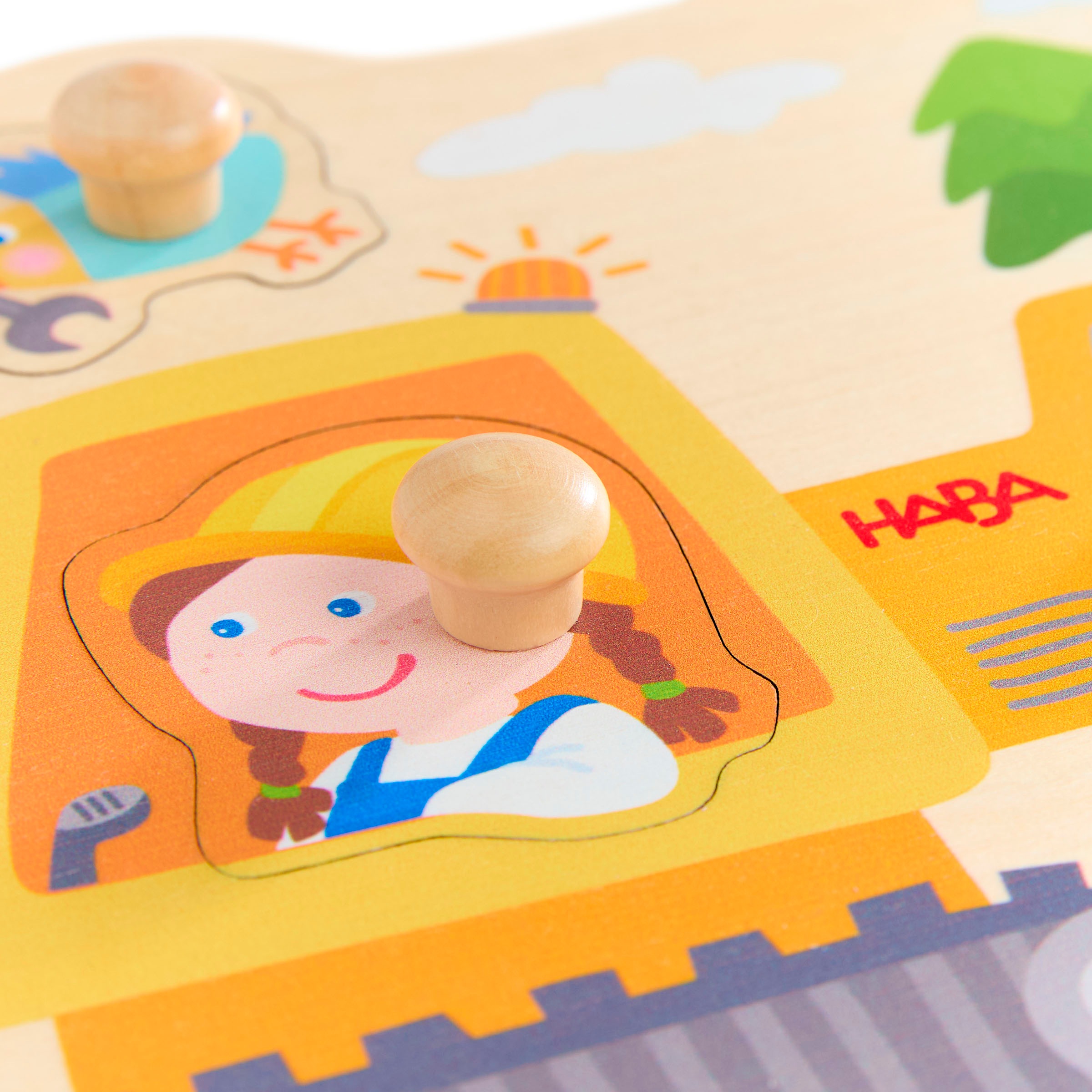 Haba Steckpuzzle »Bagger«