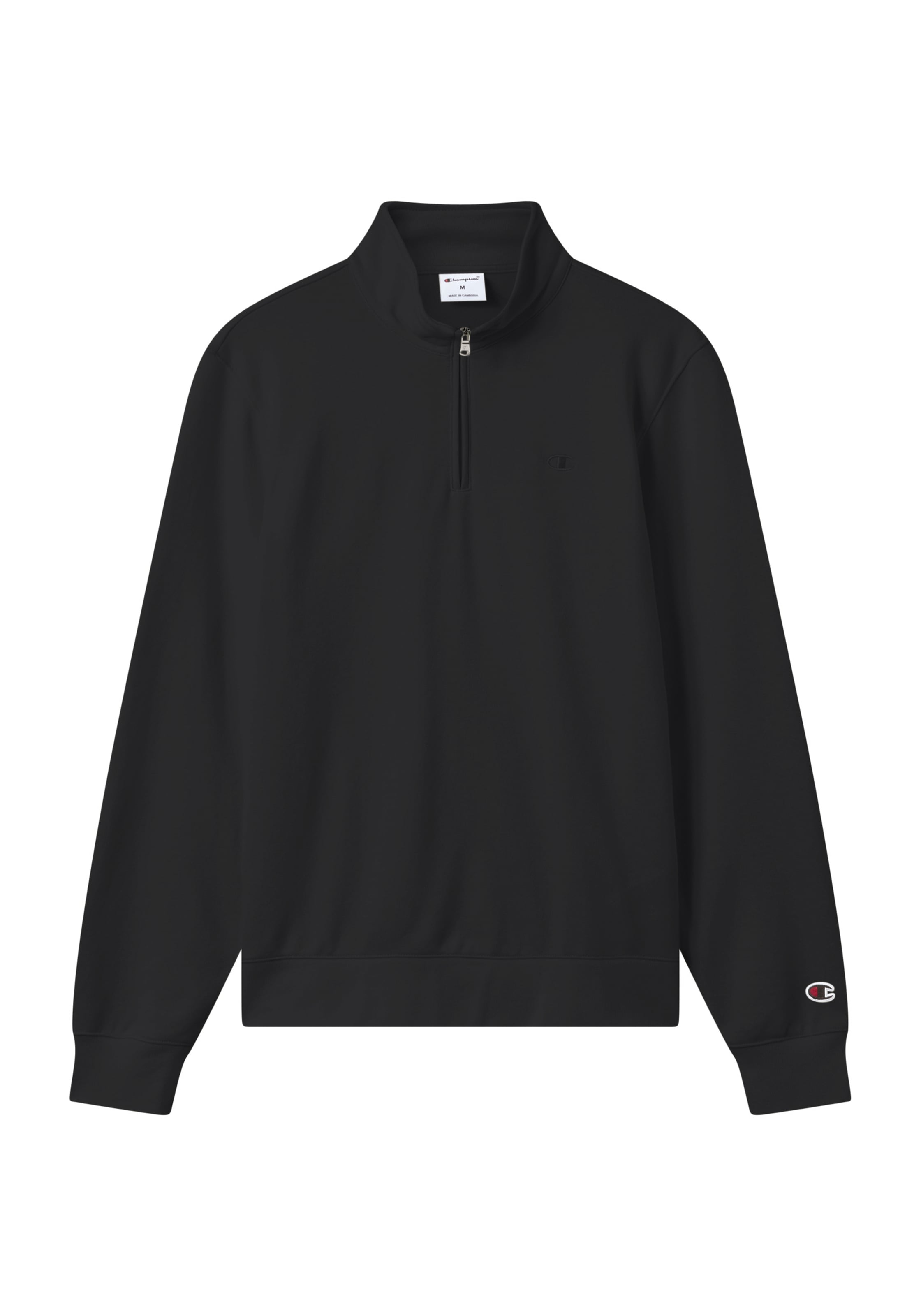 Champion Sweatshirt »ICONS TONAL Half Zip Sweatshirt«, mit halbem Reißverschluss, aus Baumwolle und Polyester, normale Länge
