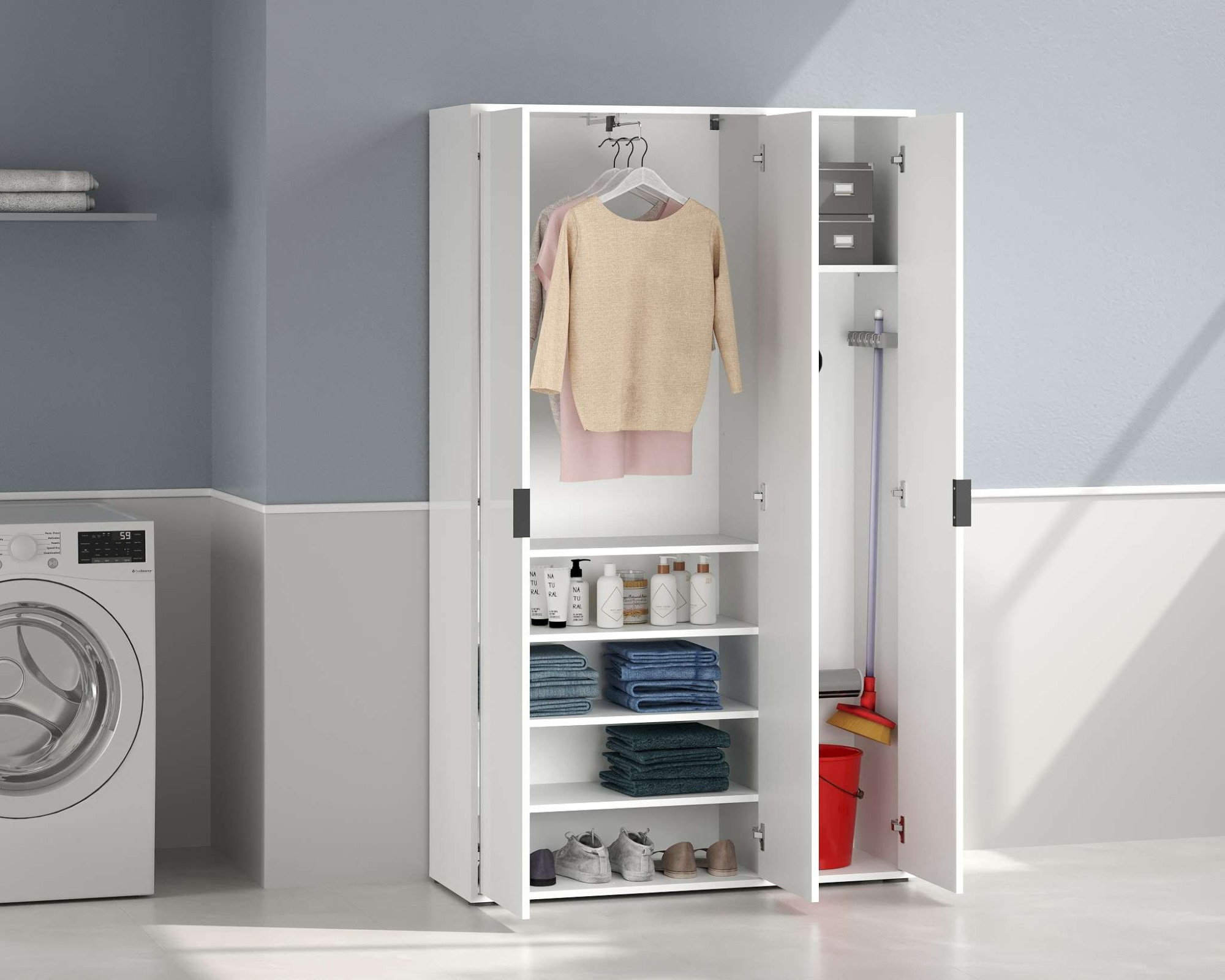 INOSIGN Mehrzweckschrank »Stauraumschrank , Breite 107 cm , Höhe 178 cm« 1 Stk. tlg.