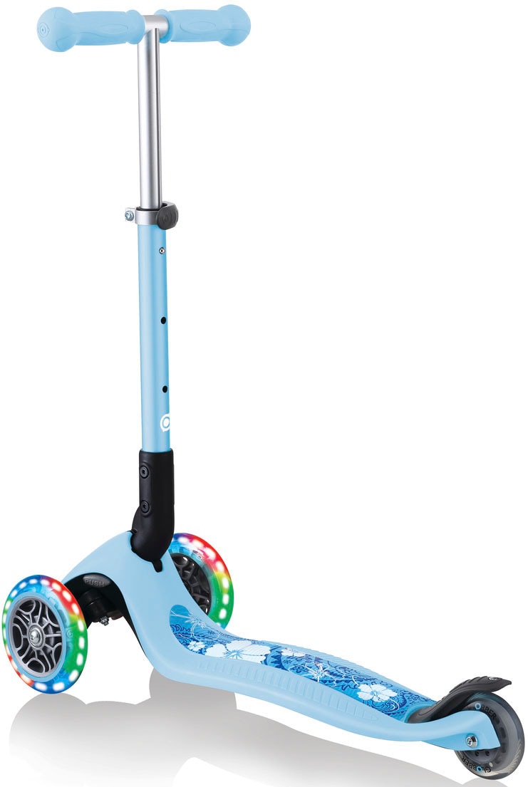 Globber Dreiradscooter »JUNIOR FOLDABLE FANTASY LIGHTS, mit Leuchtrollen«