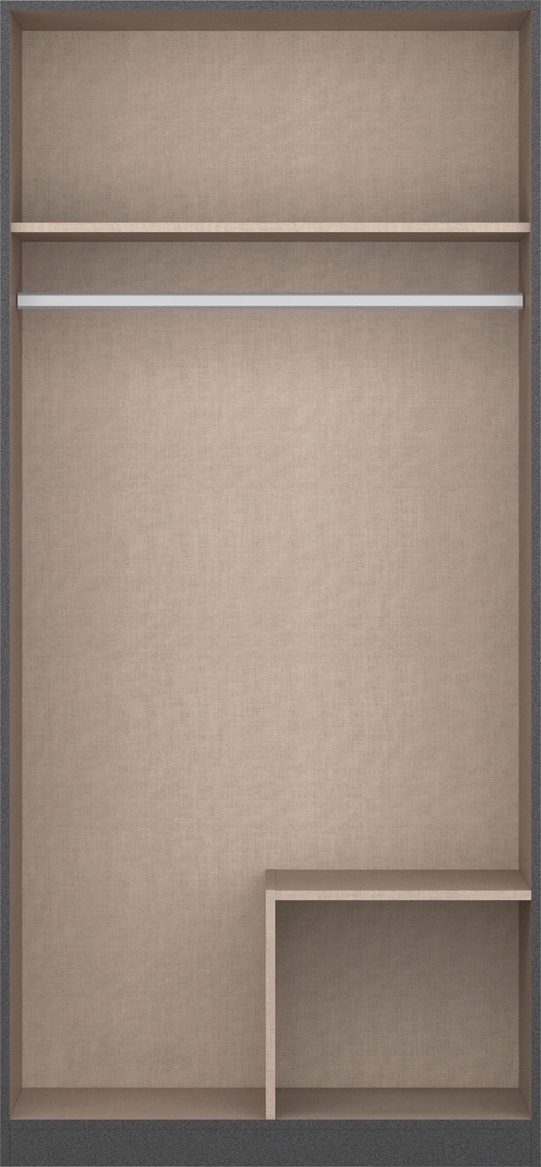 rauch Drehtürenschrank »StyleUp« Typ Monochrome mit eleganten, langen Griffstangen in Schrankfarbe