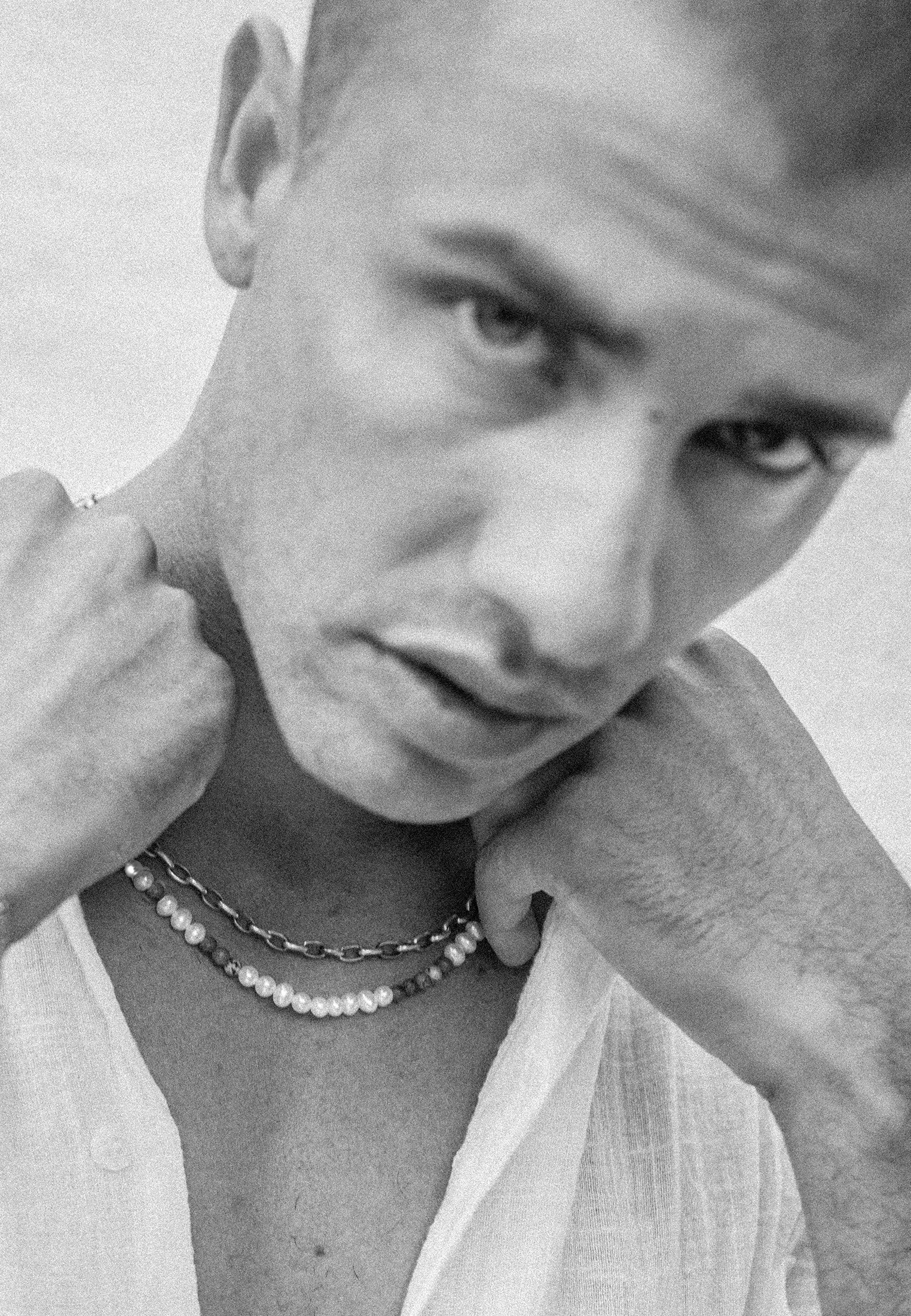 HAZE & GLORY Silberkette »Halskette Süßwasserperlen Afrikanischer Türkis T-Bar 925 Silber«