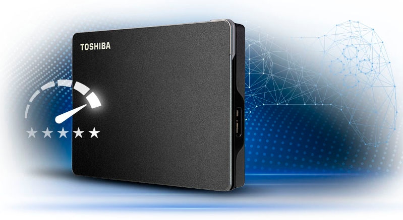 Toshiba externe 3 | »Canvio ➥ 2,5 3.2 HDD-Festplatte Gaming«, XXL UNIVERSAL Zoll, Jahre Garantie Anschluss USB
