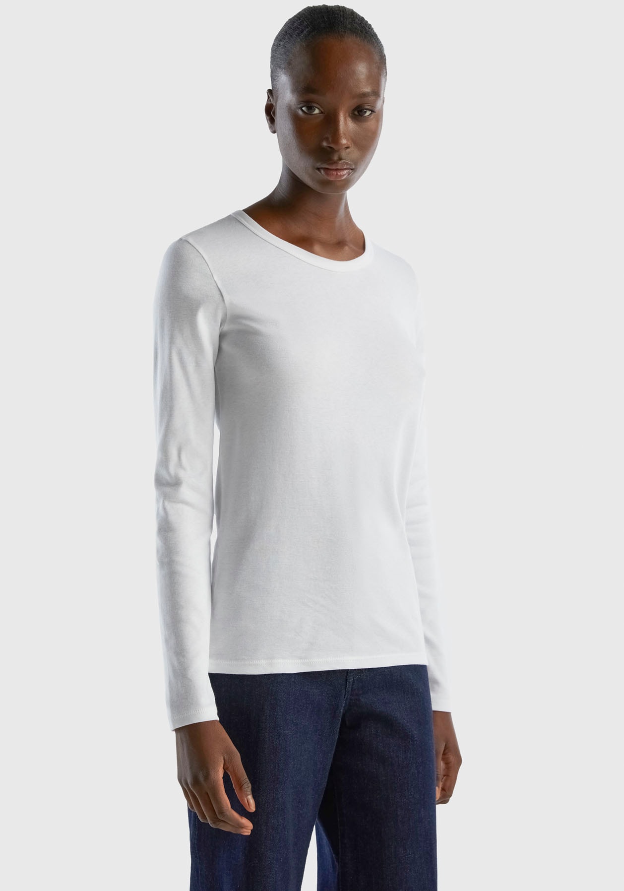 United Colors of Benetton Langarmshirt, im Basic-Look