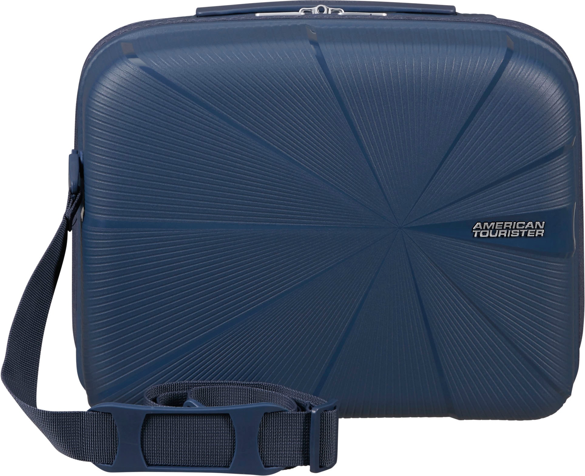 American Tourister® Beautycase »STARVIBE Beauty Case, navy, 29 cm«, Handgepäcktasche Reisegepäck mit Trolley-Aufsteck-System