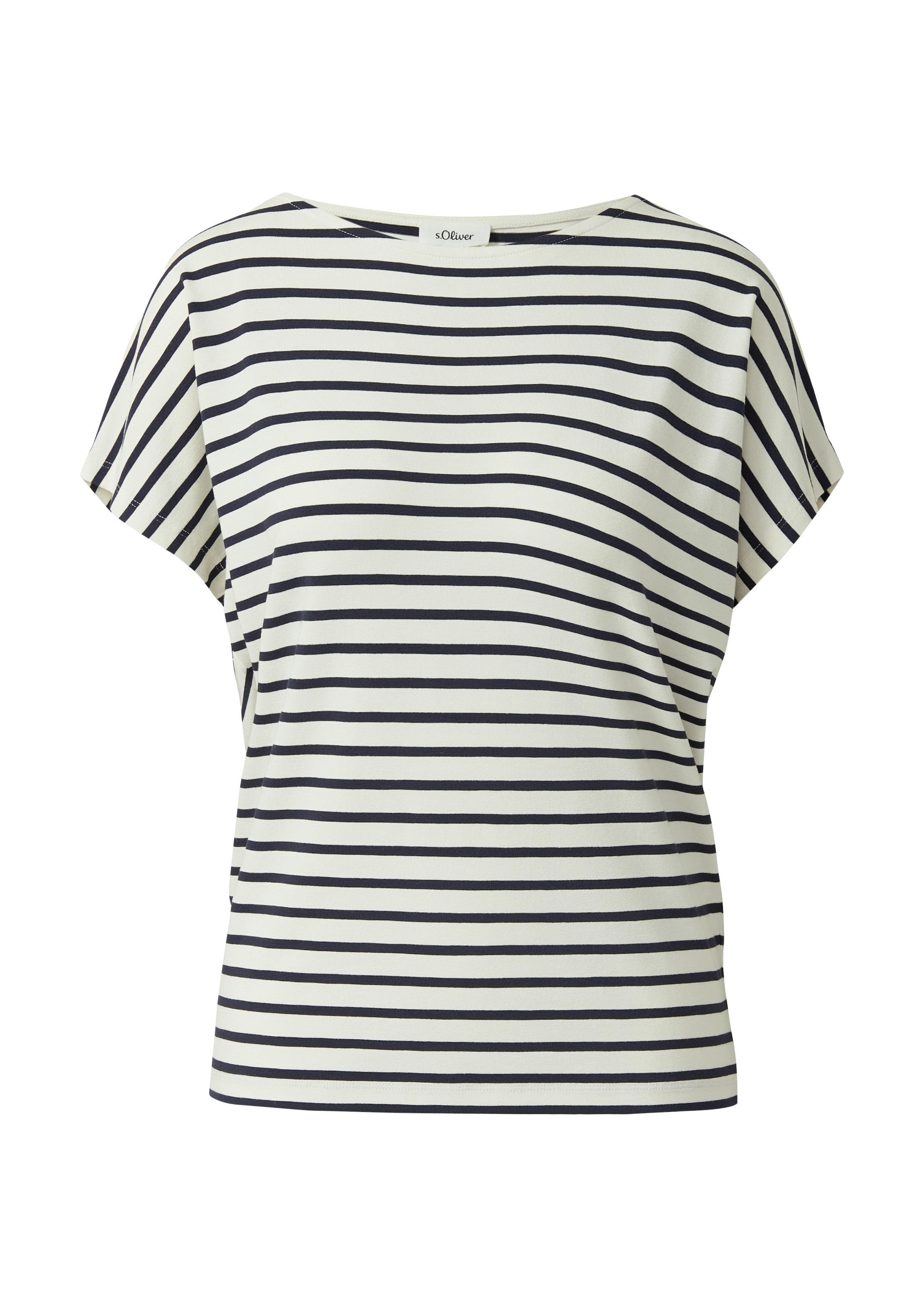 s.Oliver Kurzarmshirt Sommershirt mit grafischem Muster