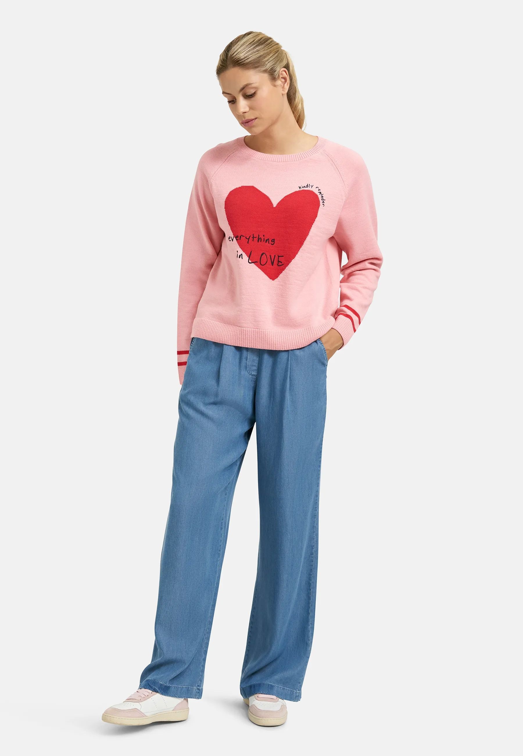Smith & Soul Strickpullover mit Rundhals, Viskose-Mix