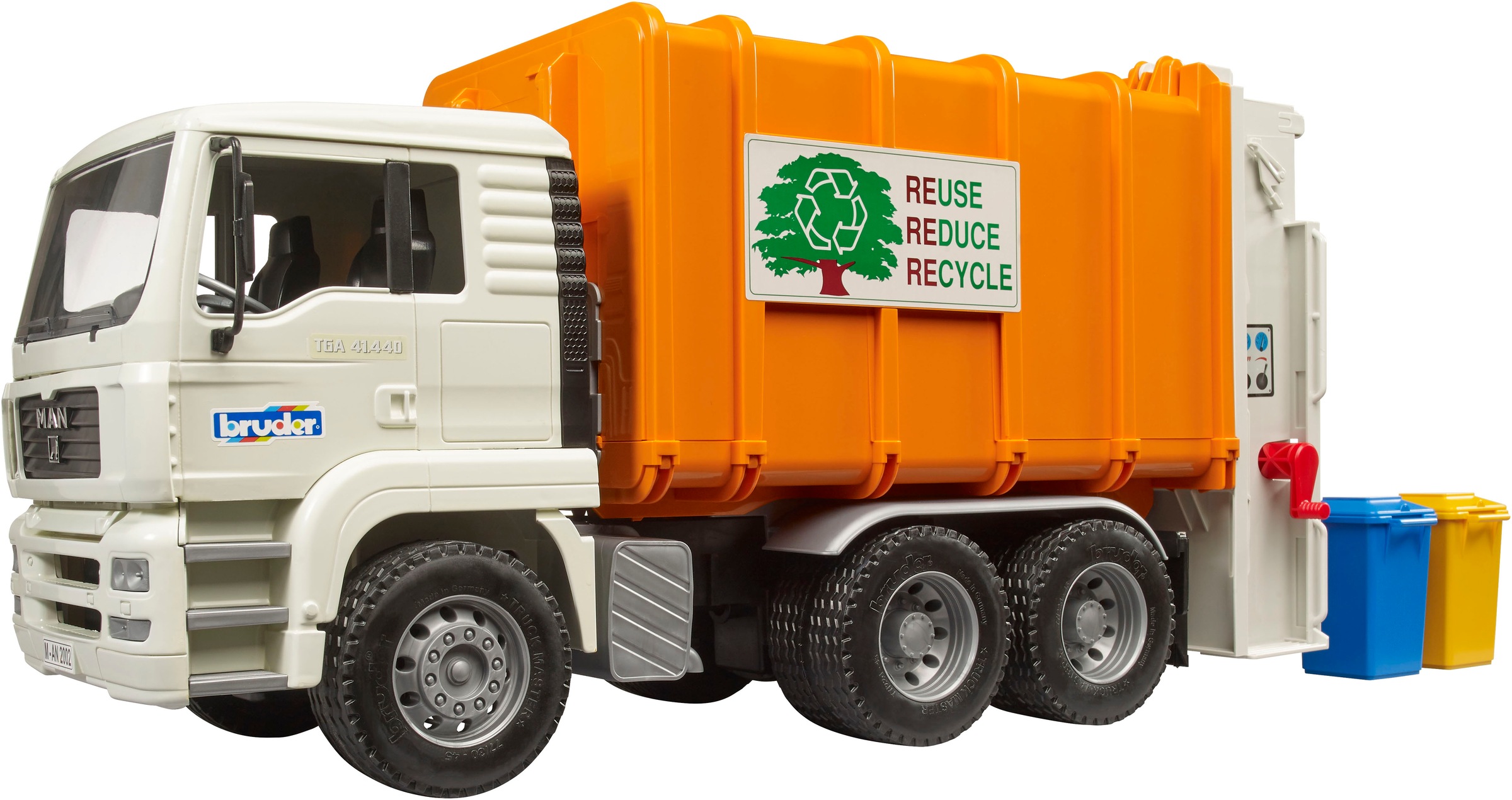 Bruder® Spielzeug-Müllwagen »MAN TGA Müll-LKW Hecklader (02772)« Made in Europe