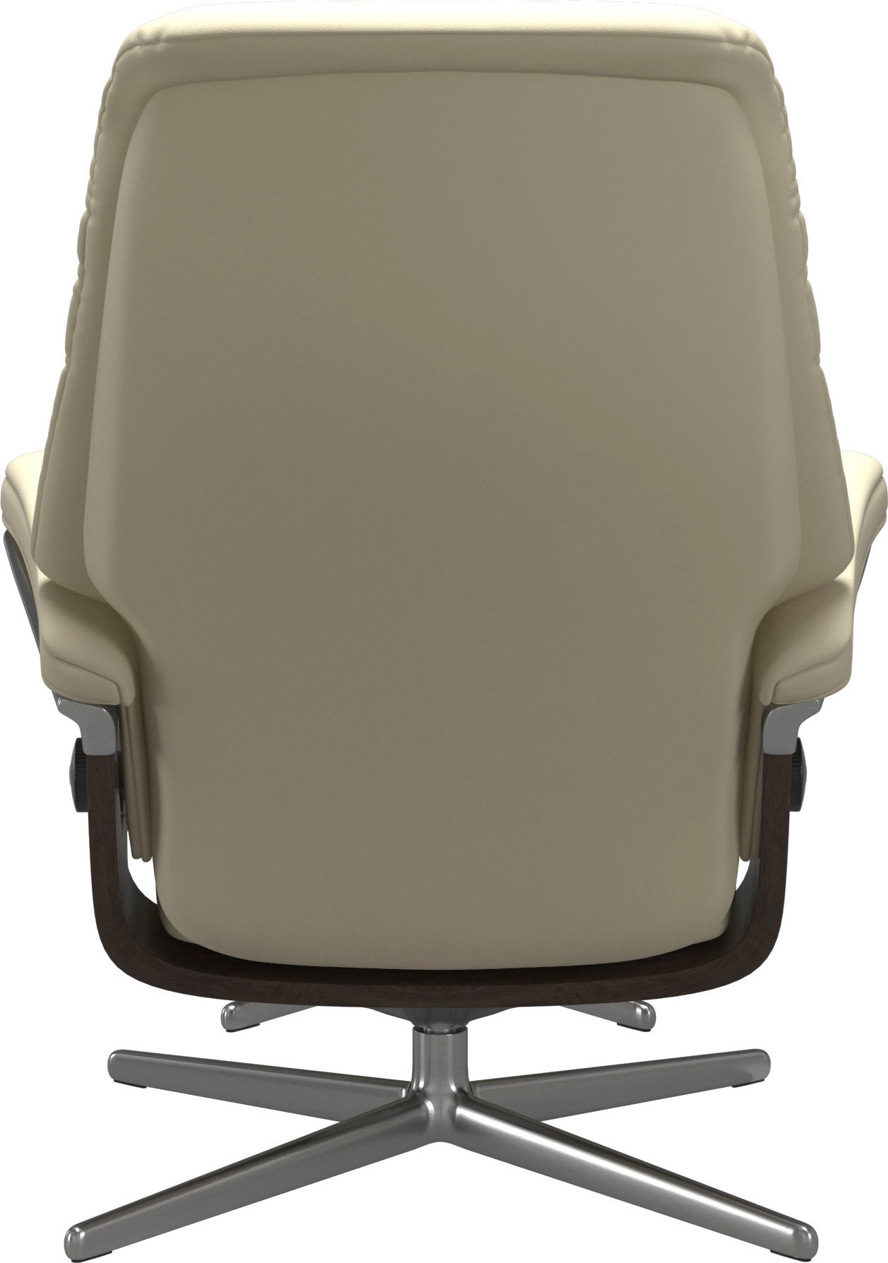 Stressless® Relaxsessel »Sunrise«, (Set, Relaxsessel mit Hocker), mit Hocker, mit Cross Base, Größe S, M & L, Holzakzent Wenge