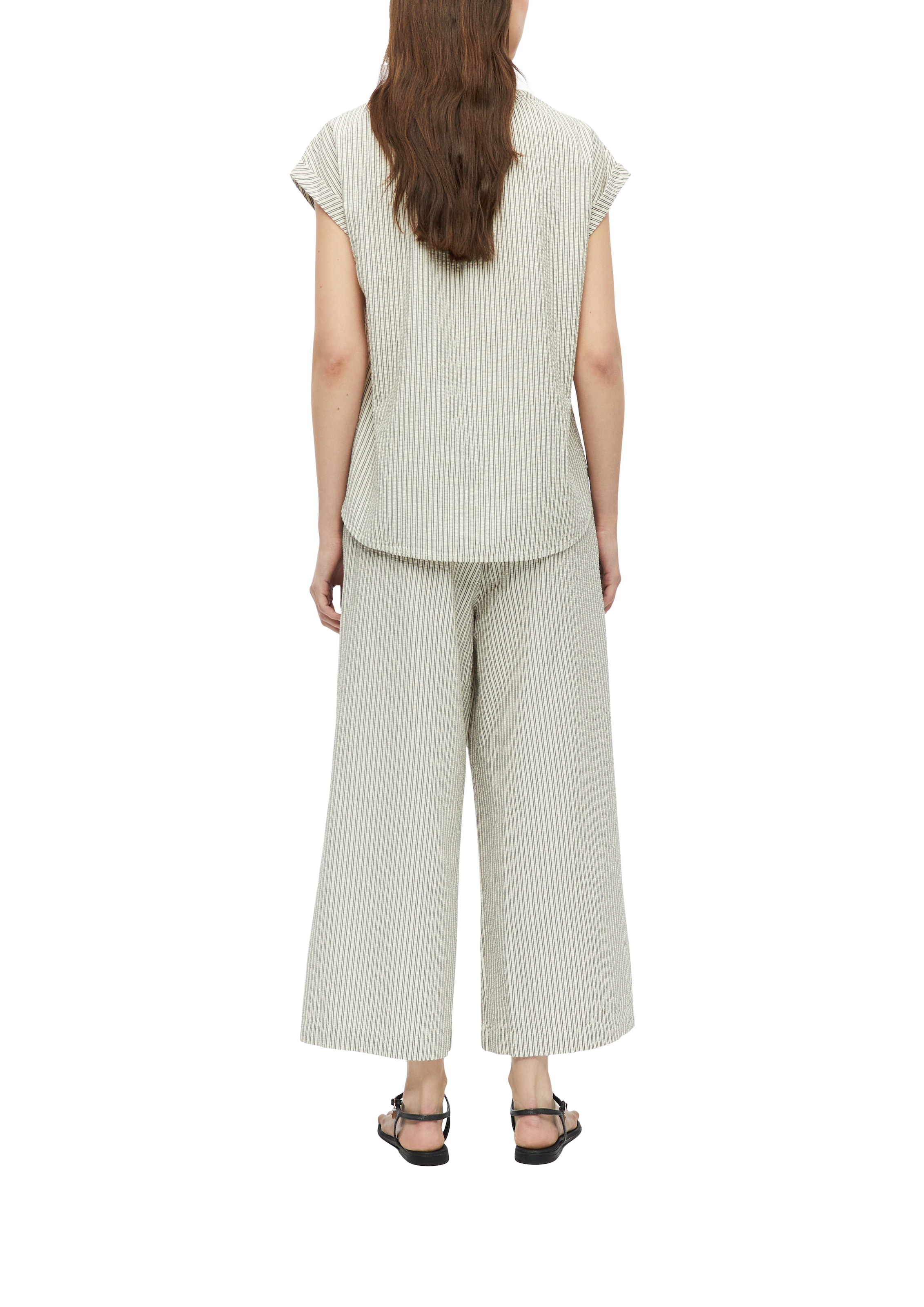 s.Oliver Kurzarmbluse Sommerhose im Streifenlook