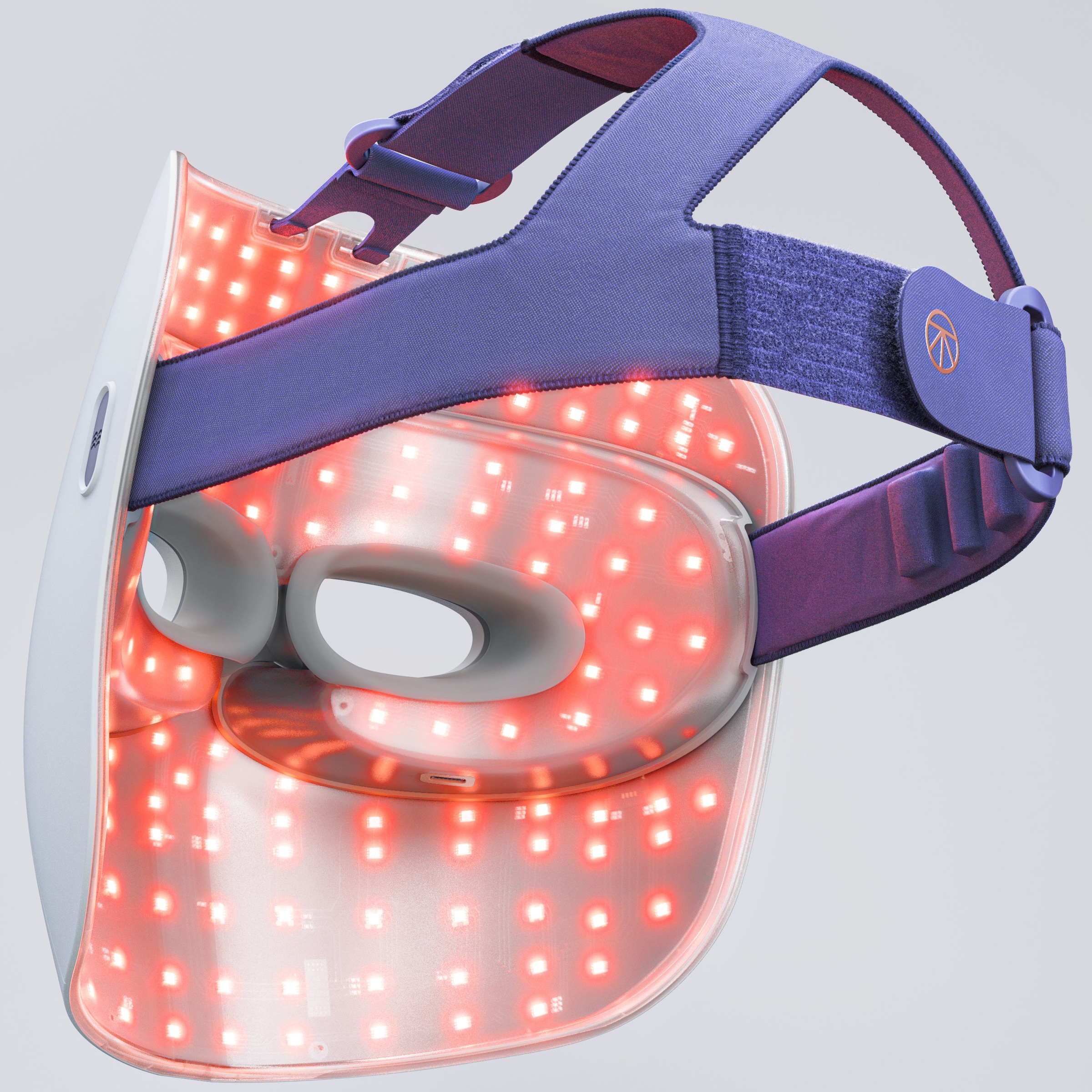 Therabody LED-Gesichtsmaske »TheraFace Mask Glo LED-Hautpflegemaske mit Massagefunktion« Verbesserung der Hautstruktur, klinisch erwiesene Vorteile