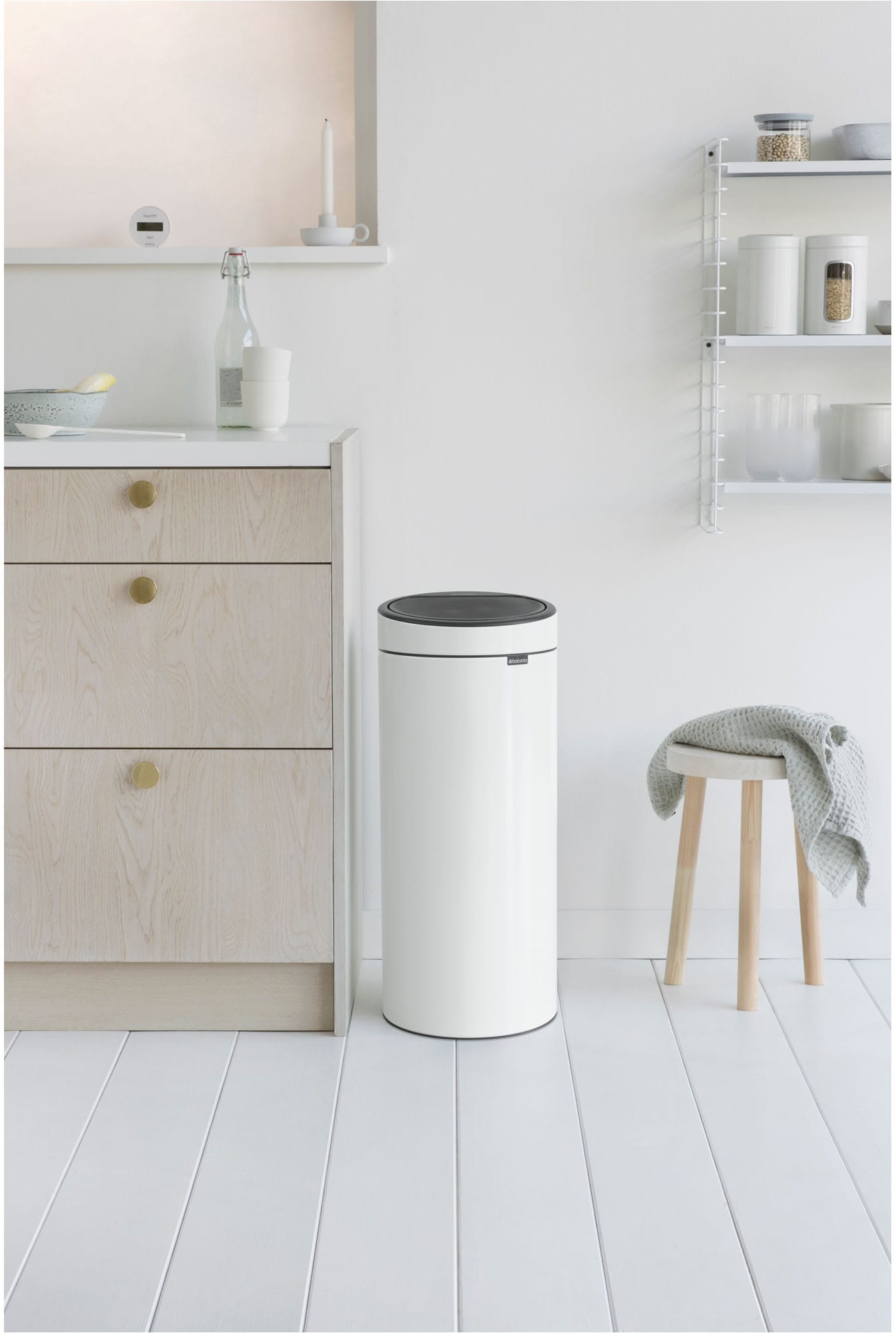 Brabantia Mülleimer »Touch Bin New, 30L« Soft-Touch-Öffnungssystem