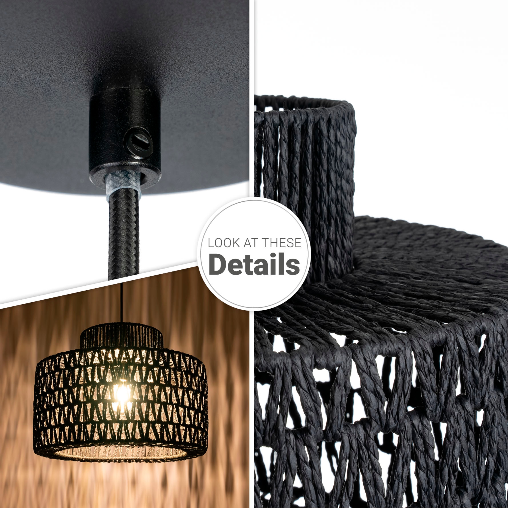 Paco Home Pendelleuchte »HUGO PD1« E27