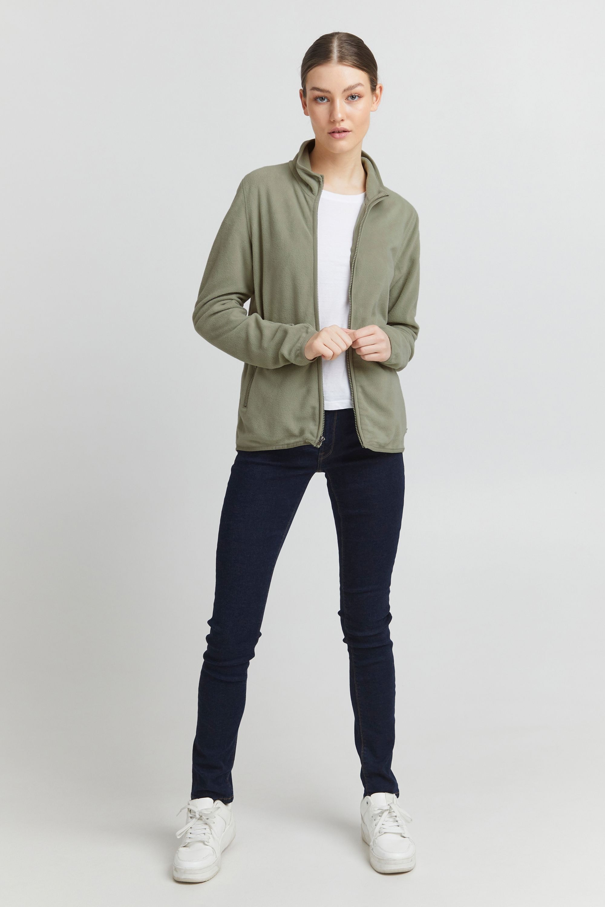 OXMO Fleecejacke »Fleecejacke OXRikka«, ohne Kapuze
