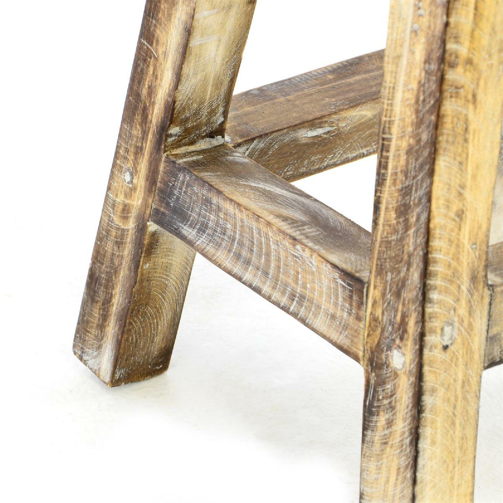 VCM Gartenstuhl »Vintage Hocker geflammt 40cm«