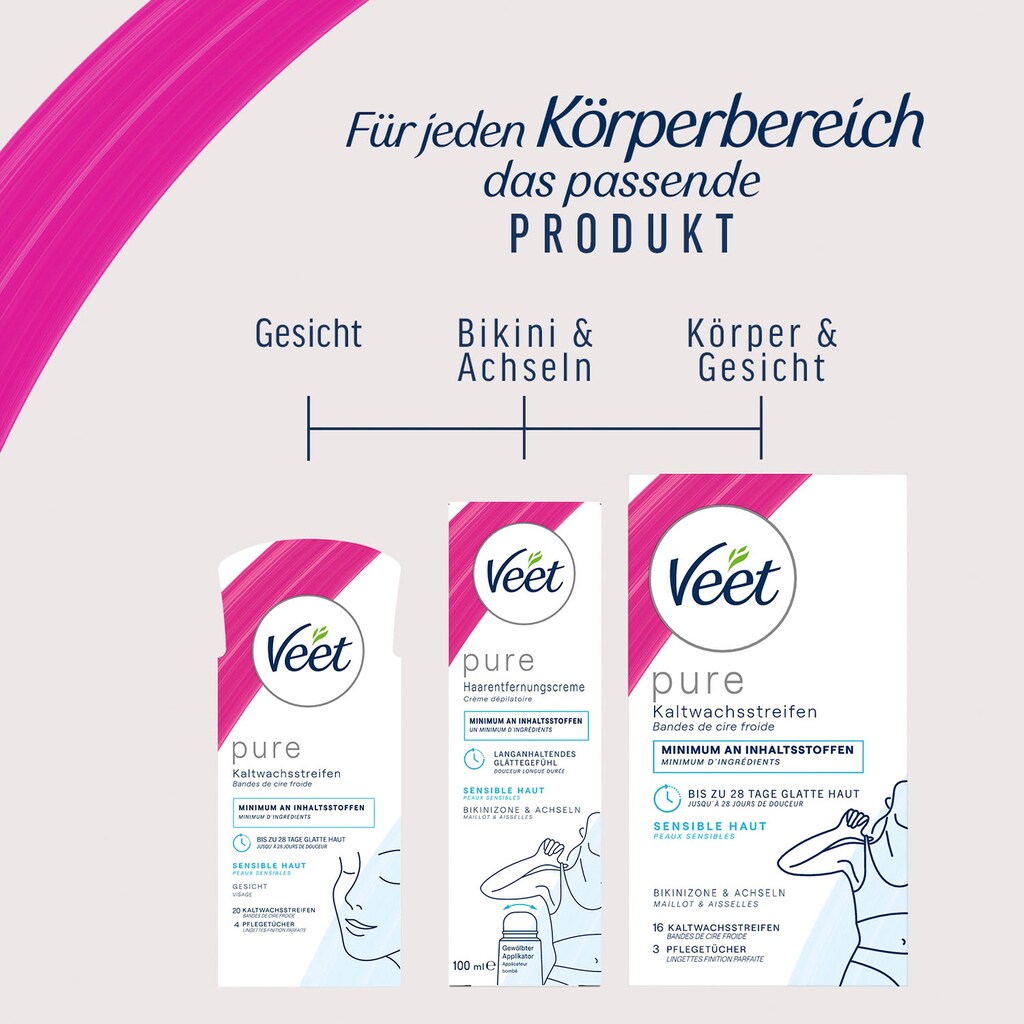 Veet Enthaarungscreme »Essential Inspirations Gesicht Set«