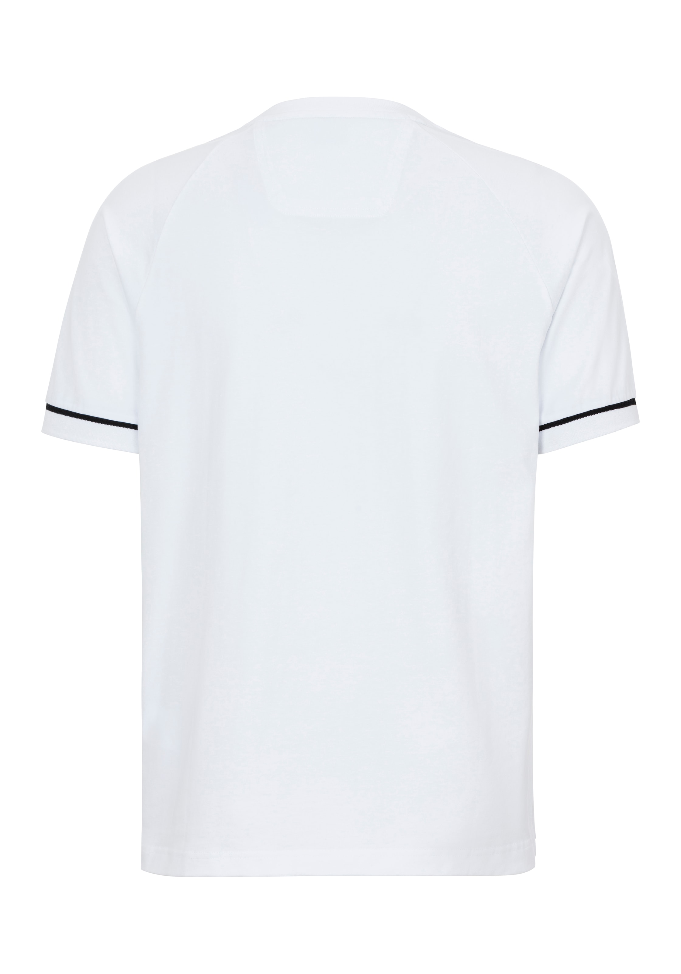 BOSS GREEN T-Shirt »Tee Rib AC«, mit Kontraststreifen am Ärmel