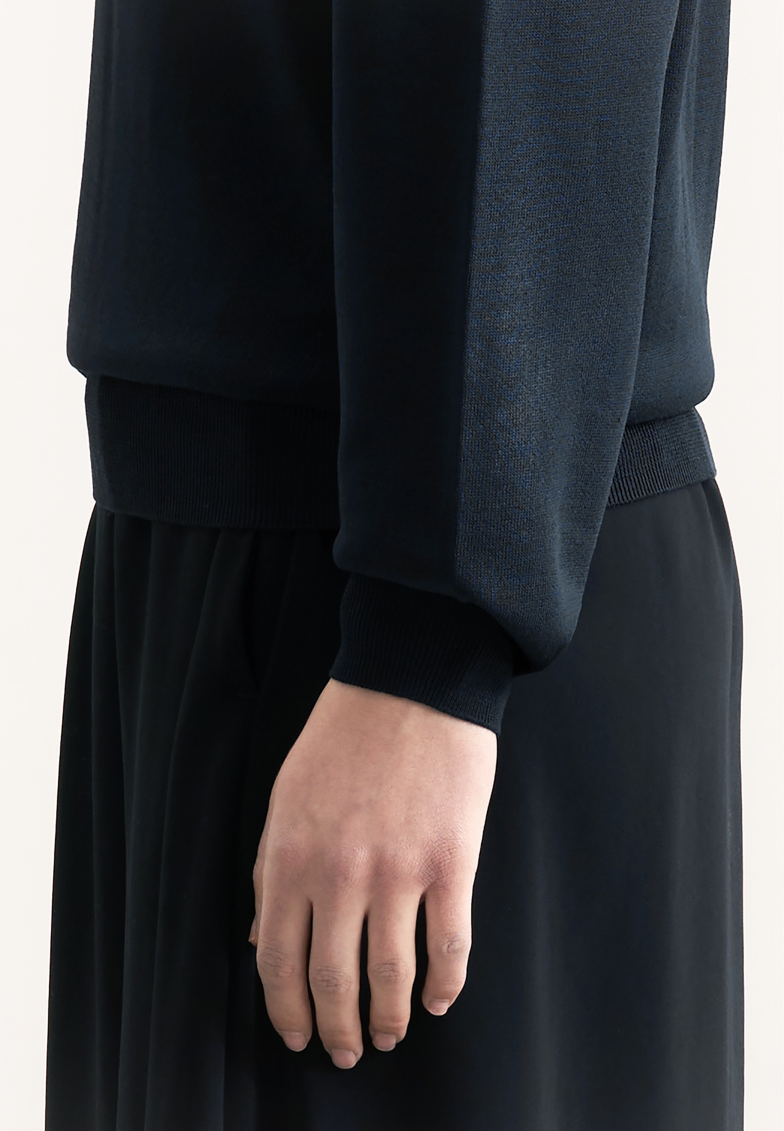 seidensticker Strickpullover »Schwarze Rose«, 1/1 Rundhals