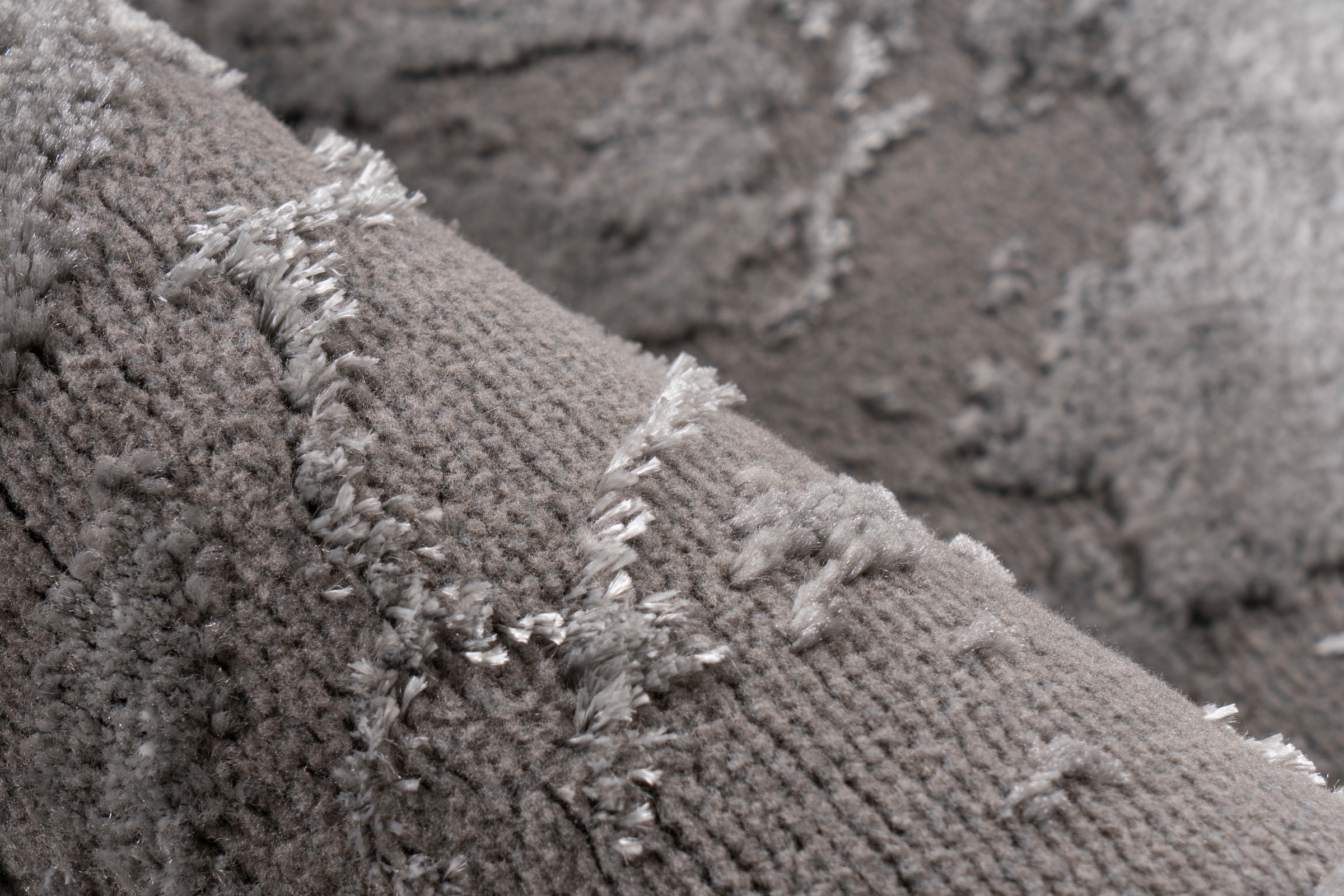 Kayoom Teppich »Mineral 425« rechteckig 12 mm Höhe Kurzflor, Hoch Tief Struktur, Wohnzimmer