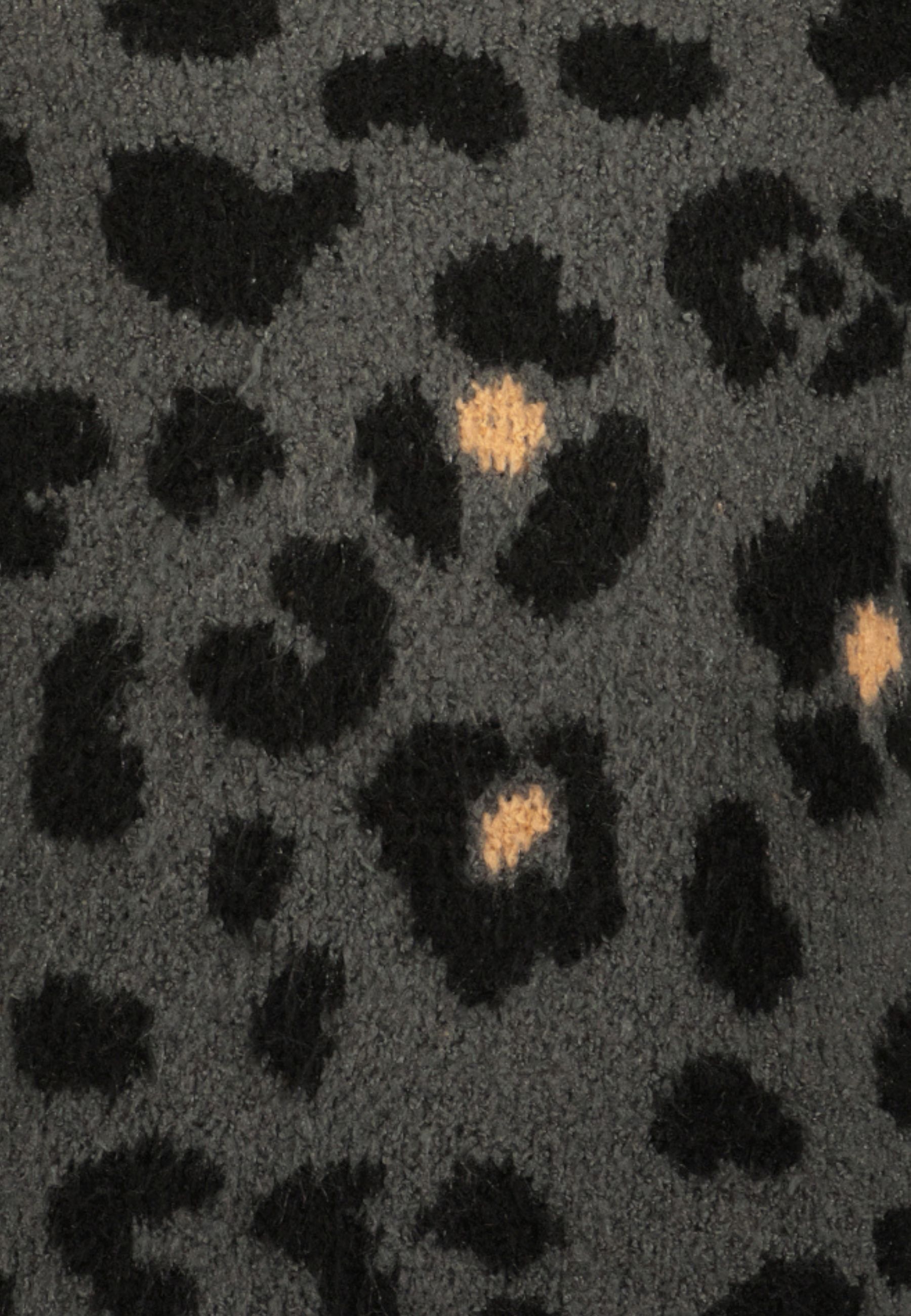 Blue Seven Strickpullover Materialmix, Animal-Jacquardmuster