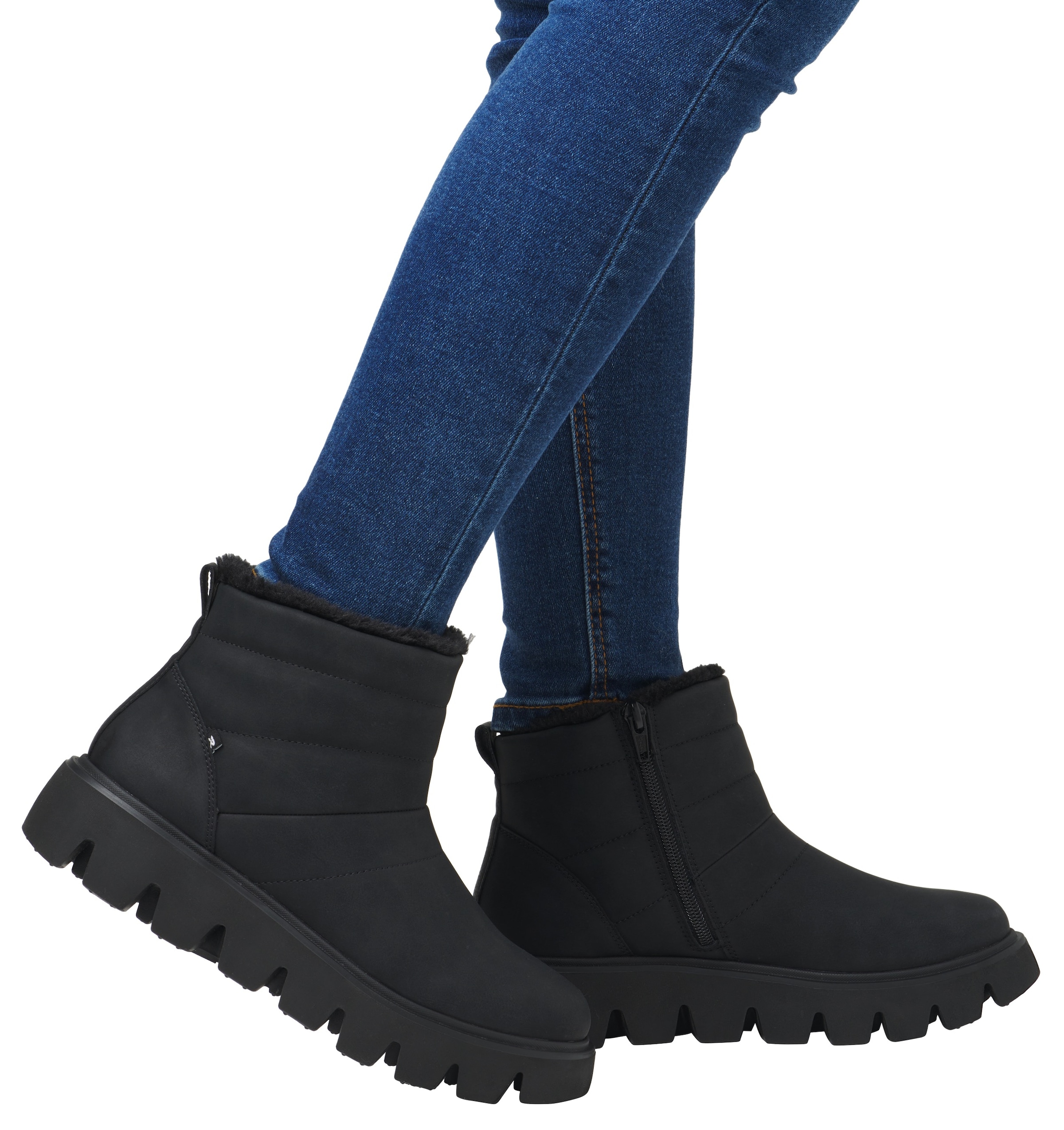 Rieker EVOLUTION Winterboots, Schlupfboots, Stiefelette mit herausnehmbarer Soft-Einlage