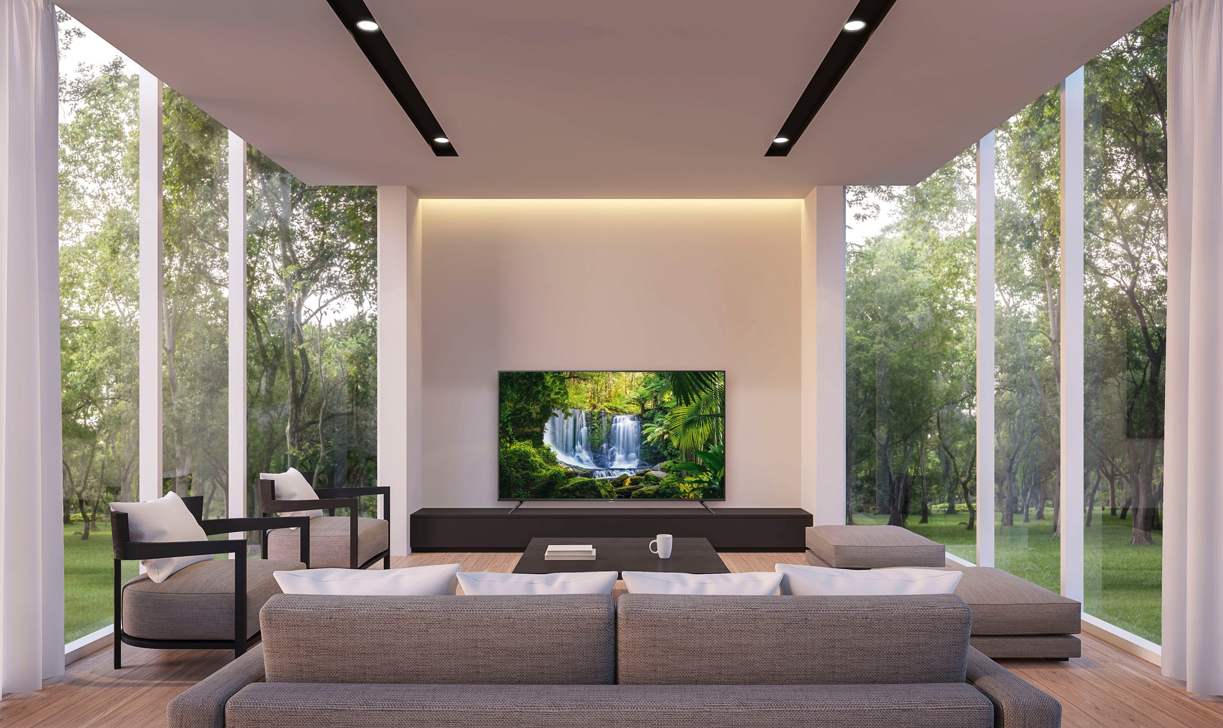 TCL LED-Fernseher »75P616X1«, 4K Ultra HD, Smart-TV, Android 9.0 Betriebssystem