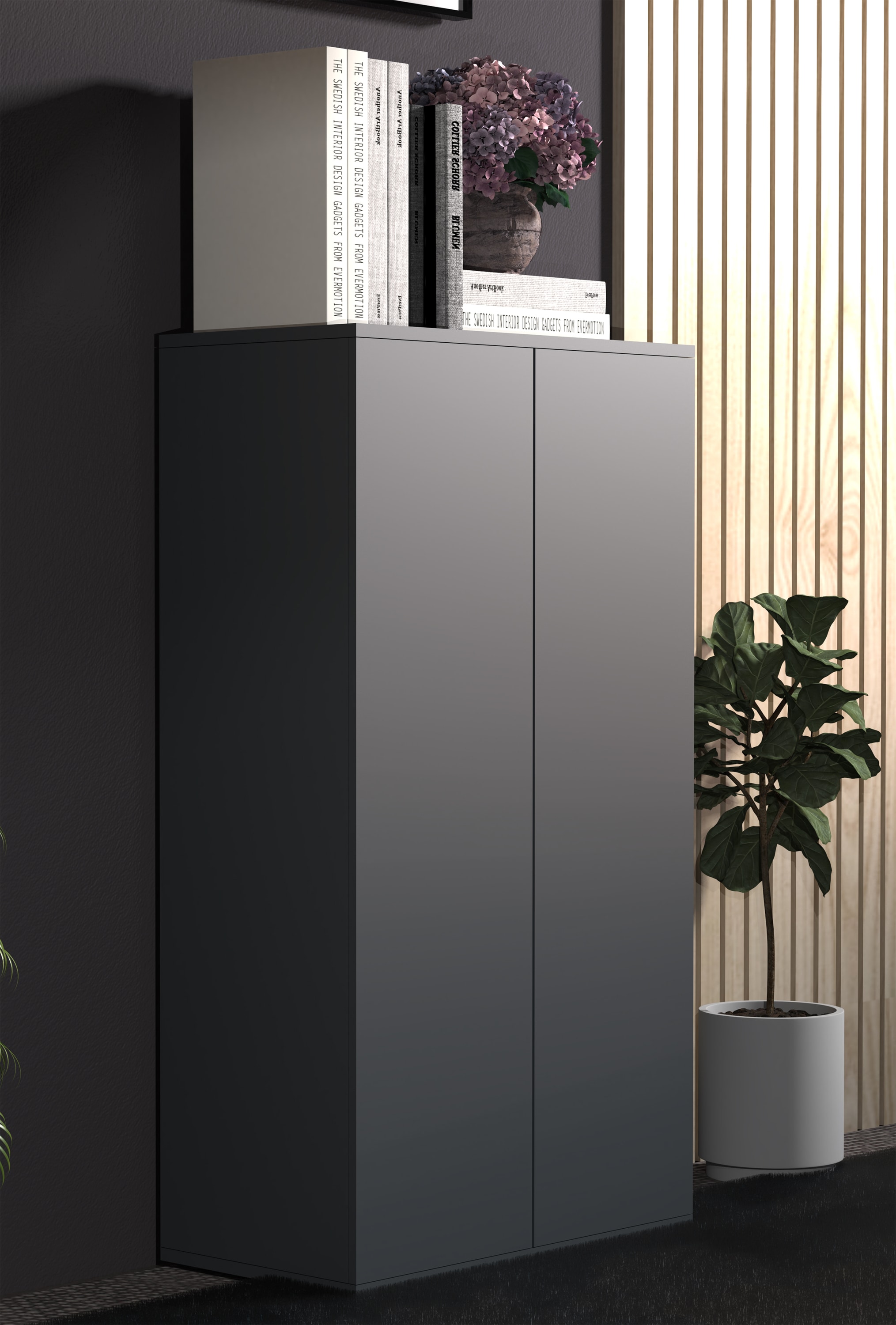 VCM Kommode »Holz Kommode Sideboard Anrichte Dalosa 3 Drehtüren« 1 Stk. tlg.