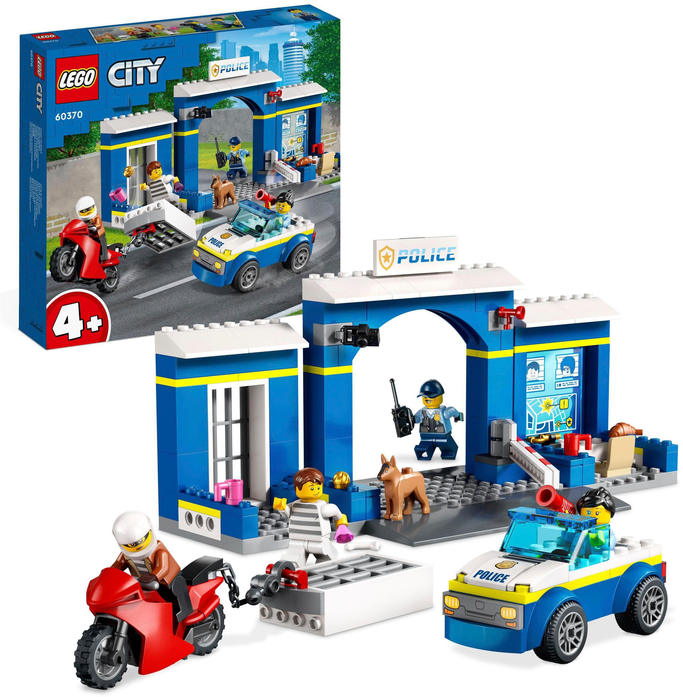 LEGO® Konstruktionsspielsteine »Ausbruch aus der Polizeistation (60370), LEGO® City«,... kaufen