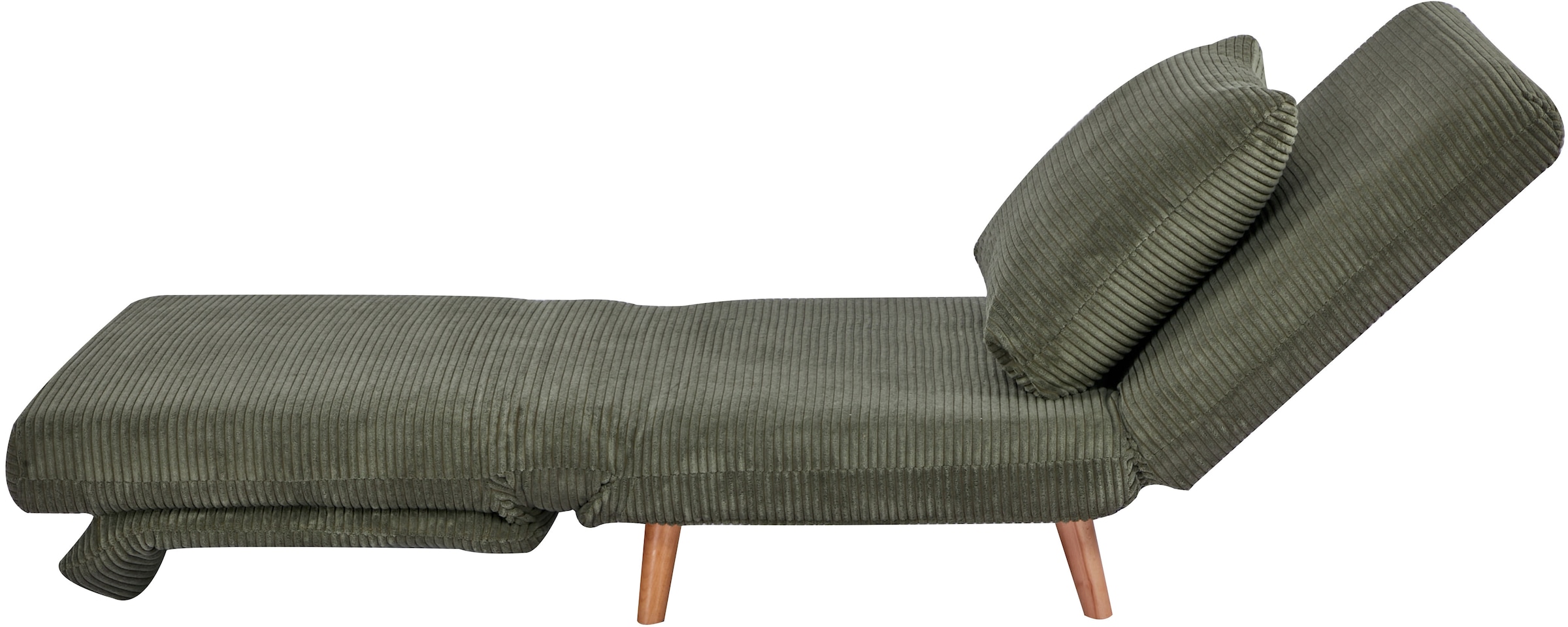 OTTO home Sessel »AINSLEY  - OTTO. Verlässliche Qualität.« wandelbar zum Gästebett, Schlafliege, Webstoff u. Cord-Bezug