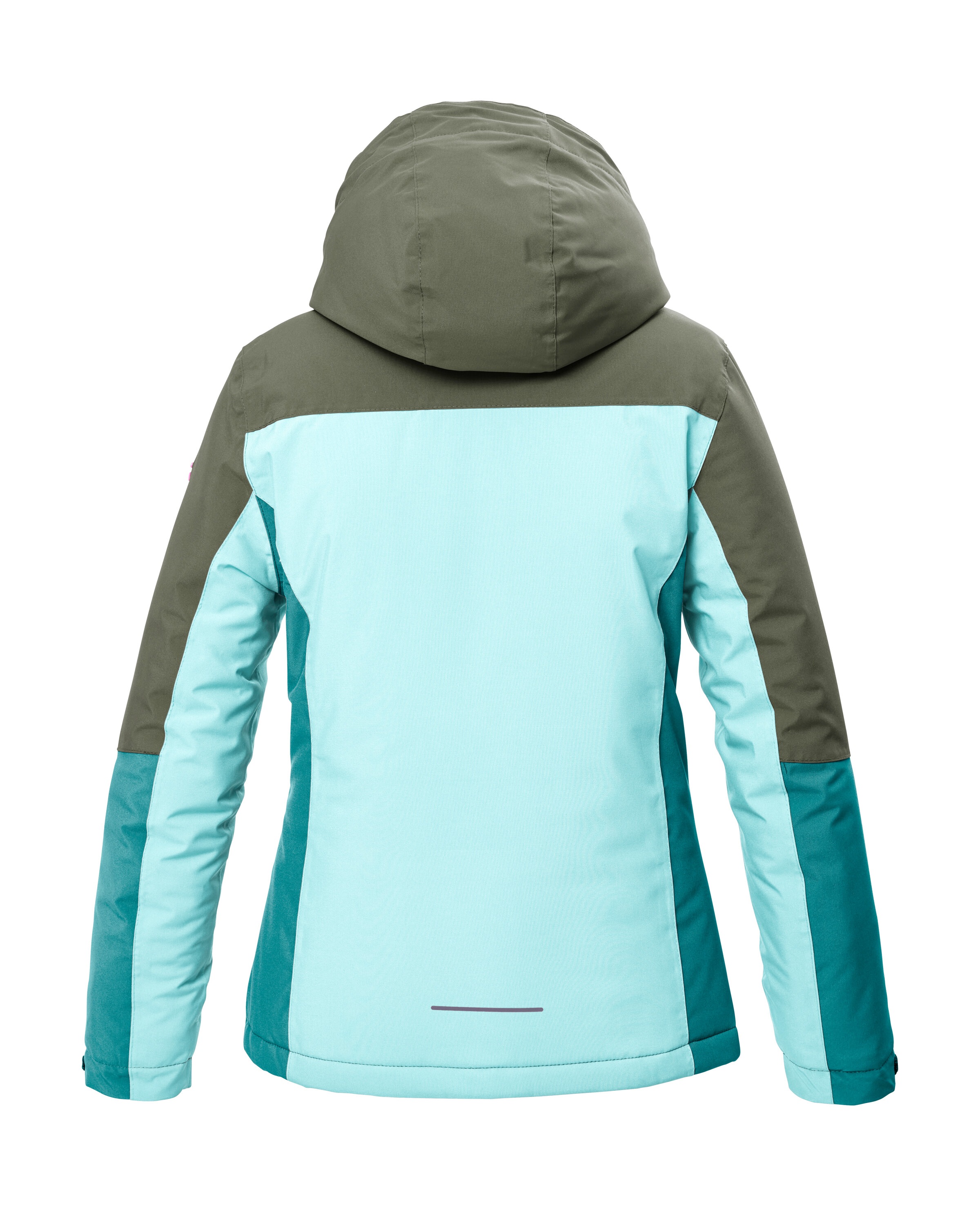 Killtec Funktionsjacke »KOW 354 GRLS JCKT«, Wasserdichte Mädchenjacke mit Kapuze, Schneefang und Colourblock-Design