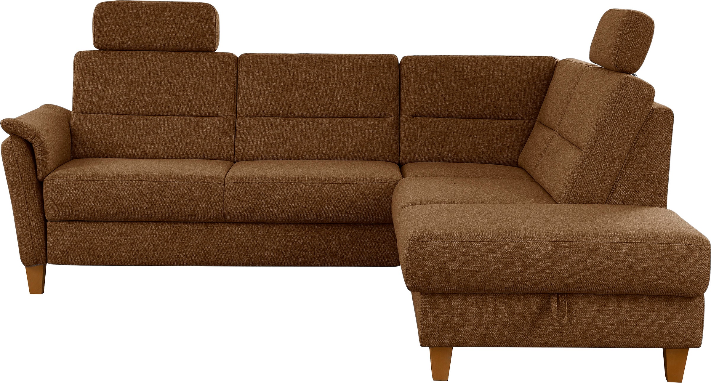 Home affaire Ecksofa »Palmera L-Form, B: 236 cm«, optional Bettfunktion & Bettkasten, Federkern