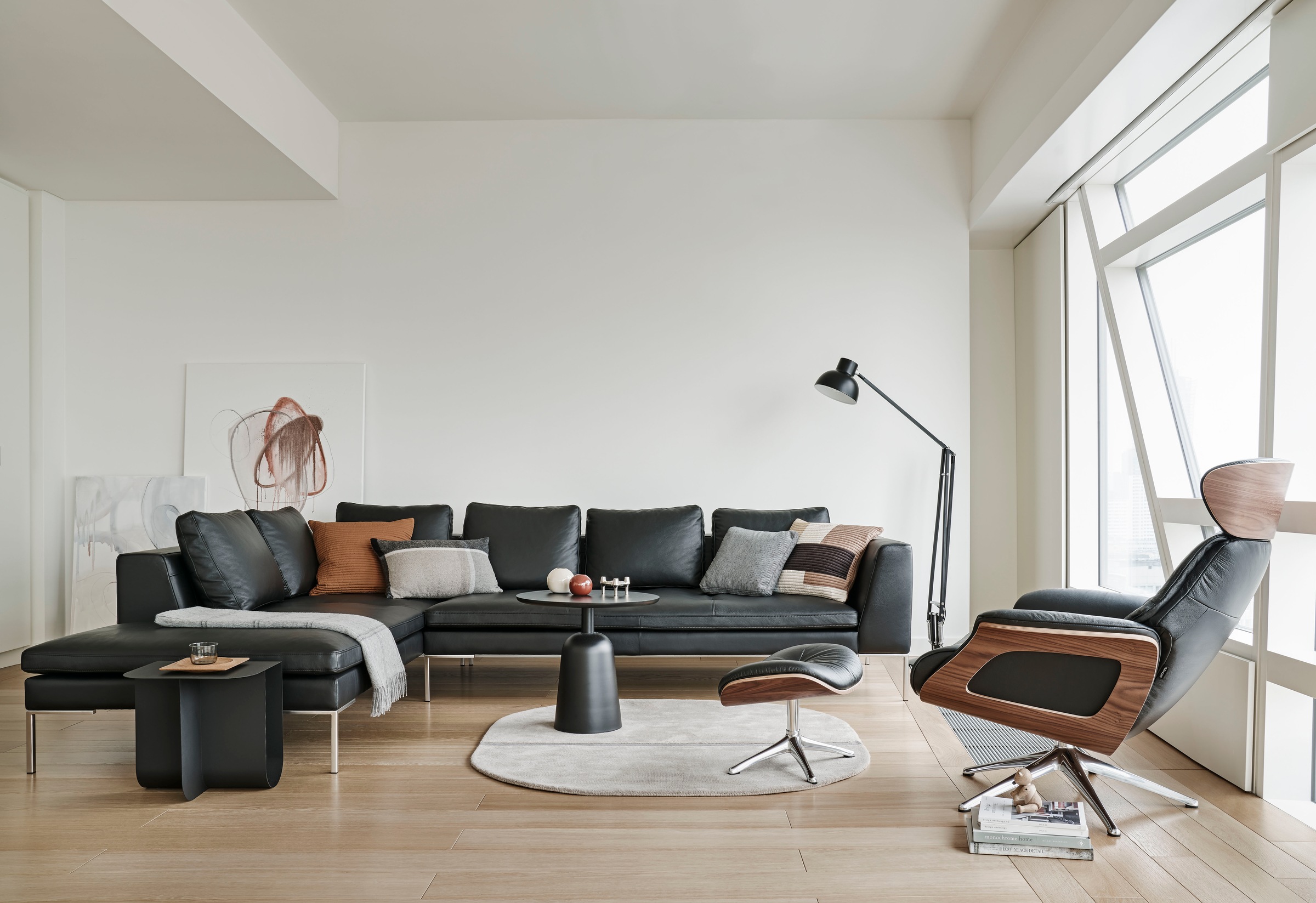 Raum online UNIVERSAL frei 2,5-Sitzer Sofa, im Kissen, modernes im bei »Loano«, stellbar, lose Sitz Kaltschaum FLEXLUX
