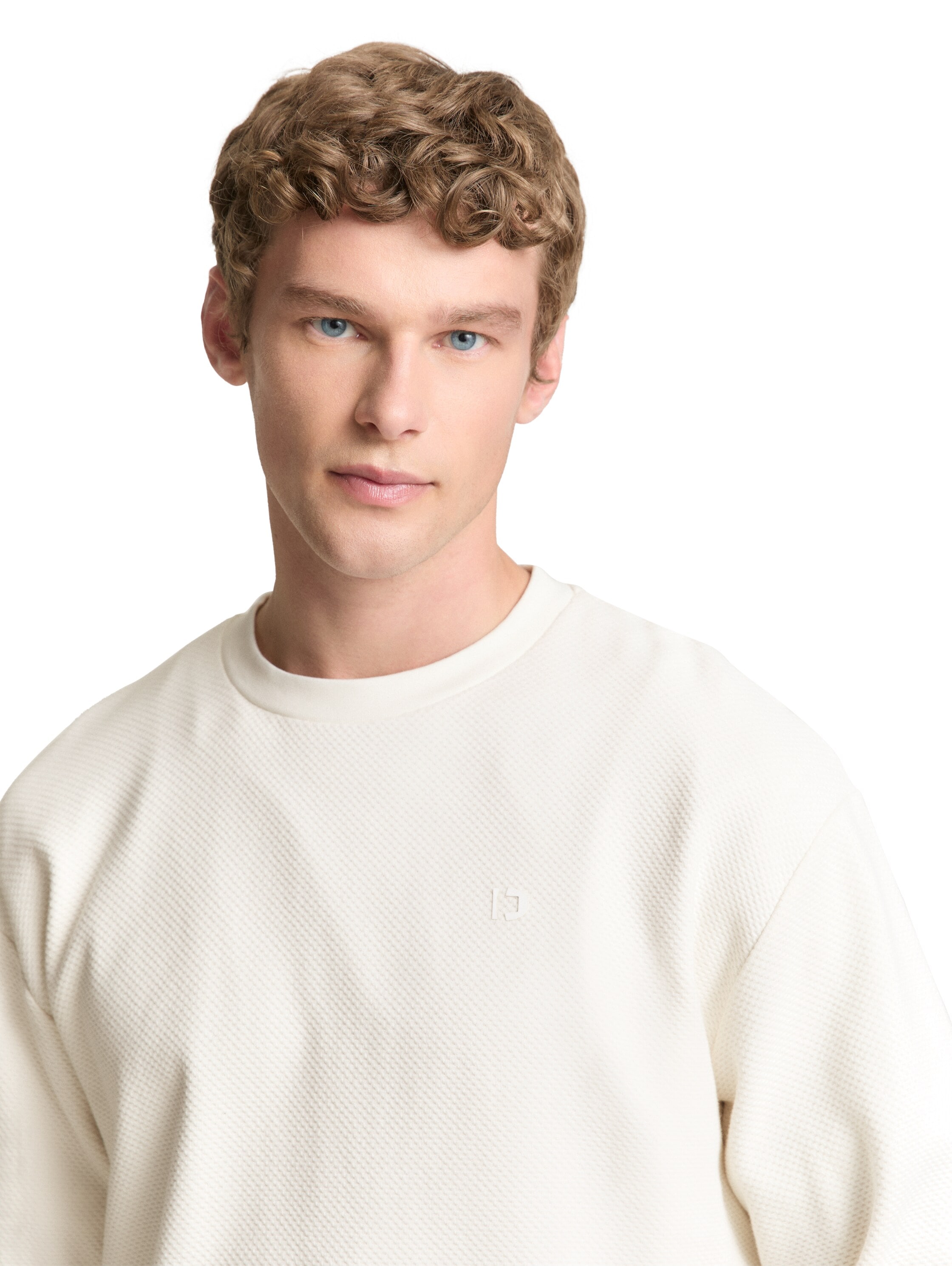 TOM TAILOR Denim Sweatshirt , mit Logo Stickerei
