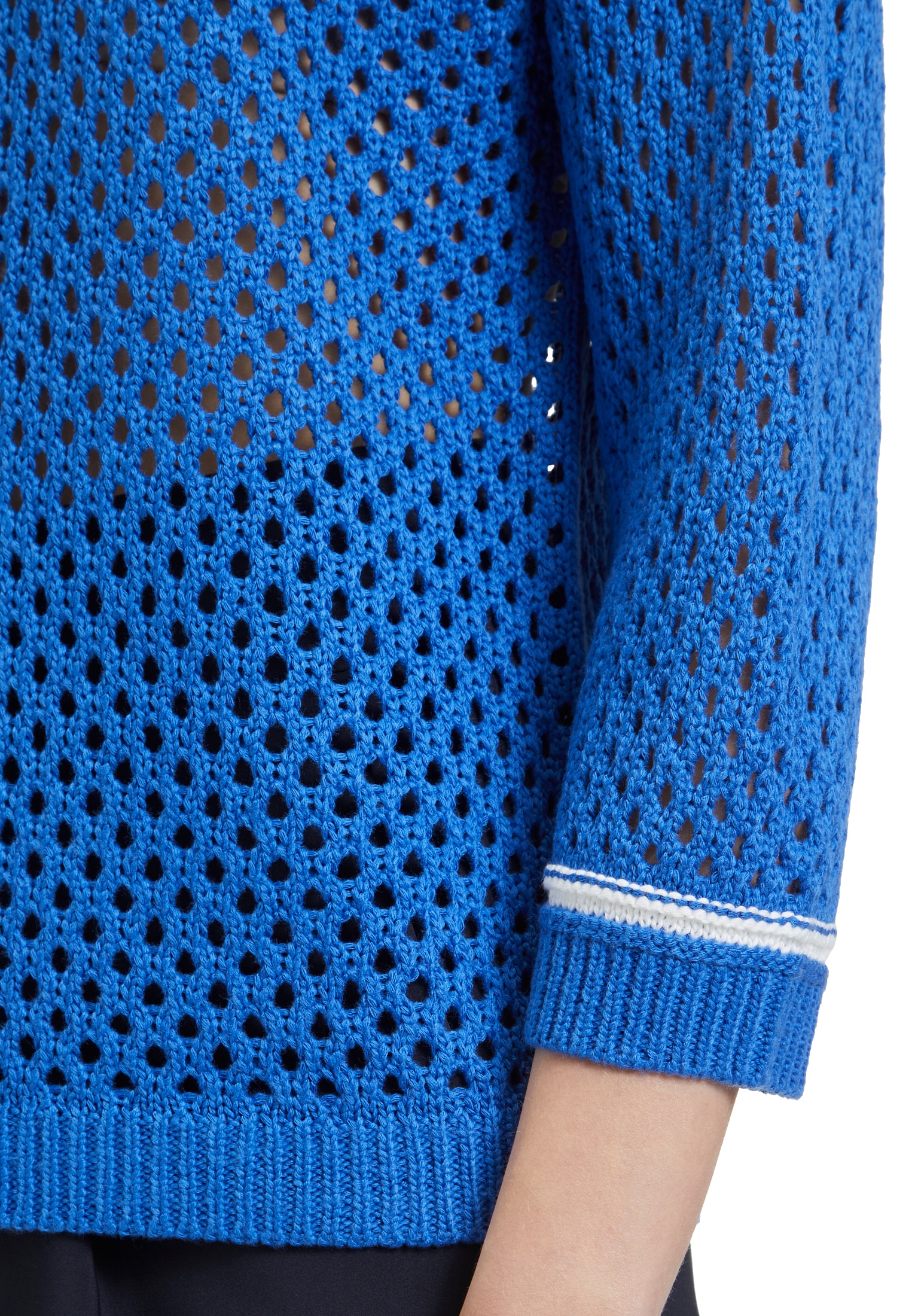 Betty Barclay Rundhalspullover »Lochstrick-Pullover mit Strickdetails«