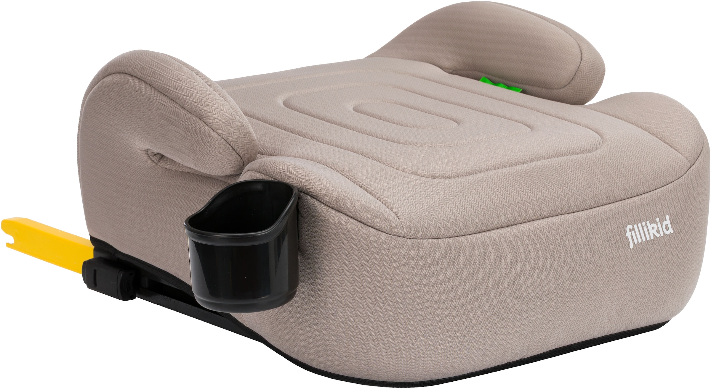 Fillikid Kindersitzerhöhung »Flip Deluxe, Auto mit verstellbarem Iso-Fix« mit Flaschenhalter