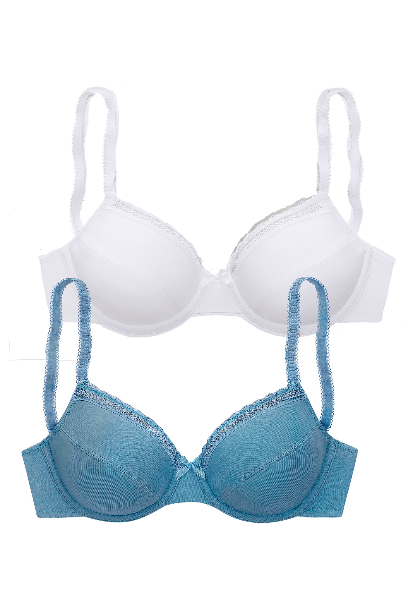 Nuance Bügel-BH, aus weicher Baumwolle, Basic Dessous