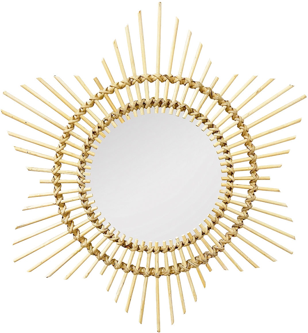 Kayoom Wandspiegel »Rattan Spiegel Aina 425«