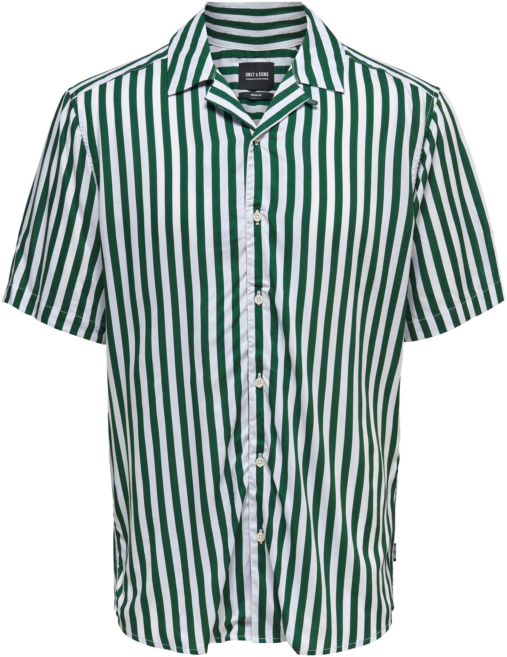 ONLY & SONS Kurzarmhemd »ONSWAYNE LIFE SS VISCOSE«