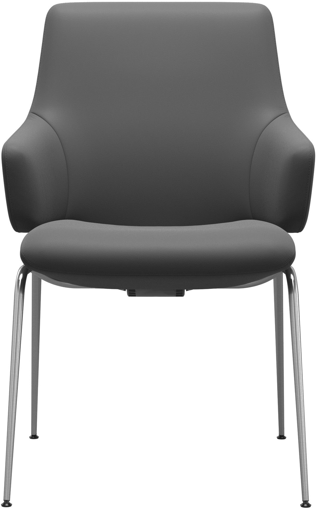 Stressless® Polsterstuhl »Laurel«, Leder BATICK, Low Back mit Armlehne, Größe L, mit Beinen aus Stahl in Chrom matt