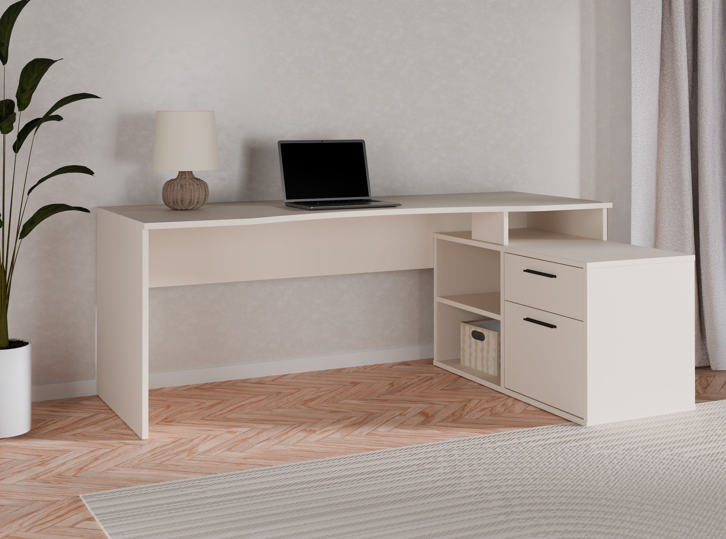 FORTE Schreibtisch »Eckschreibtisch Tezaur«